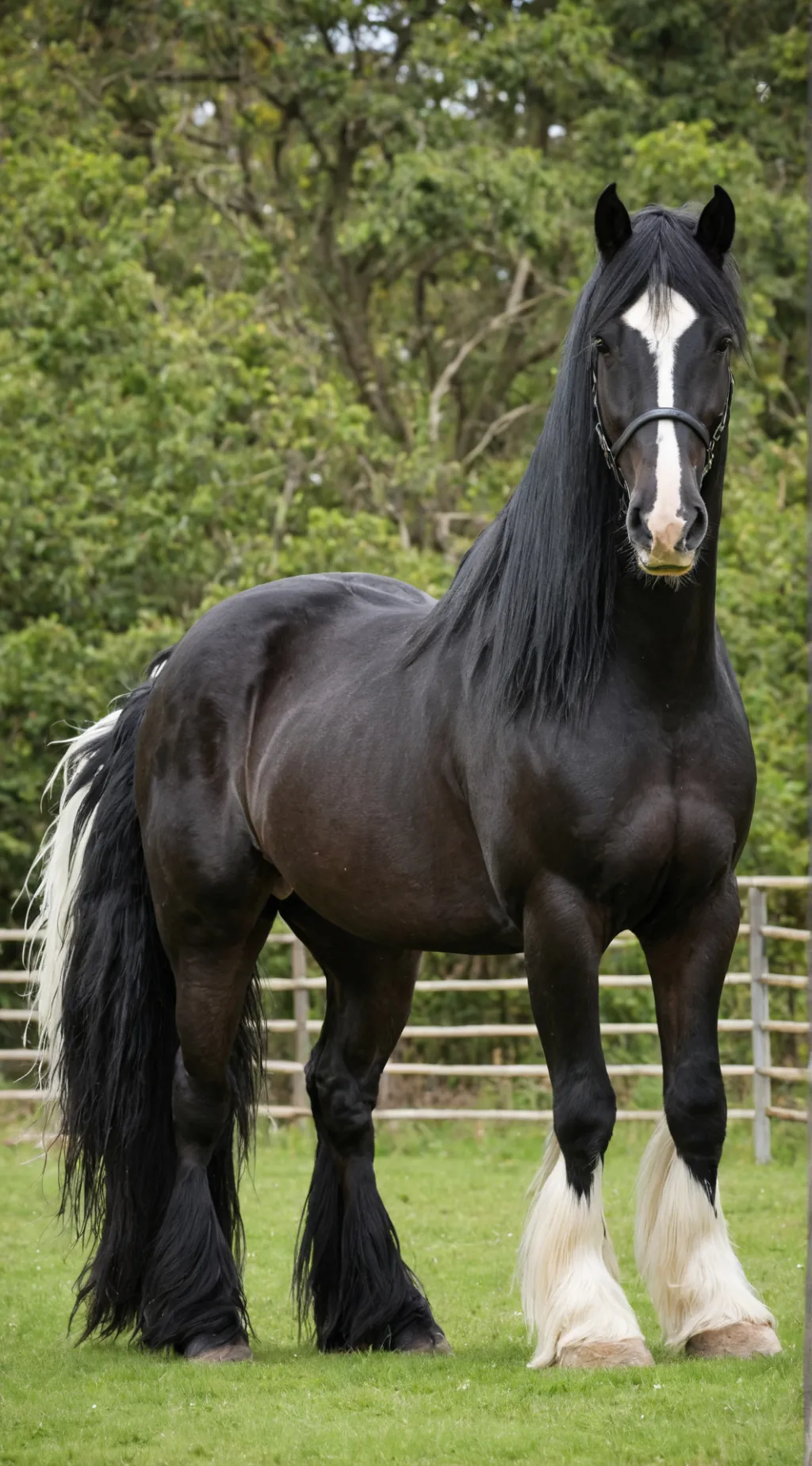 ai character: Horse and stuff background