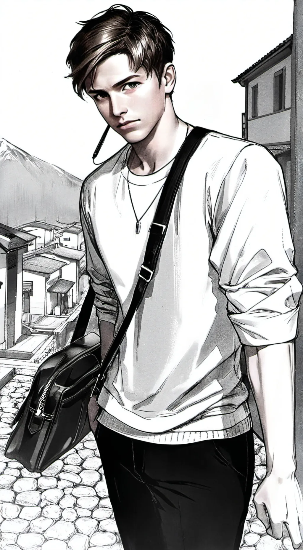 ai character: Sam and colby background