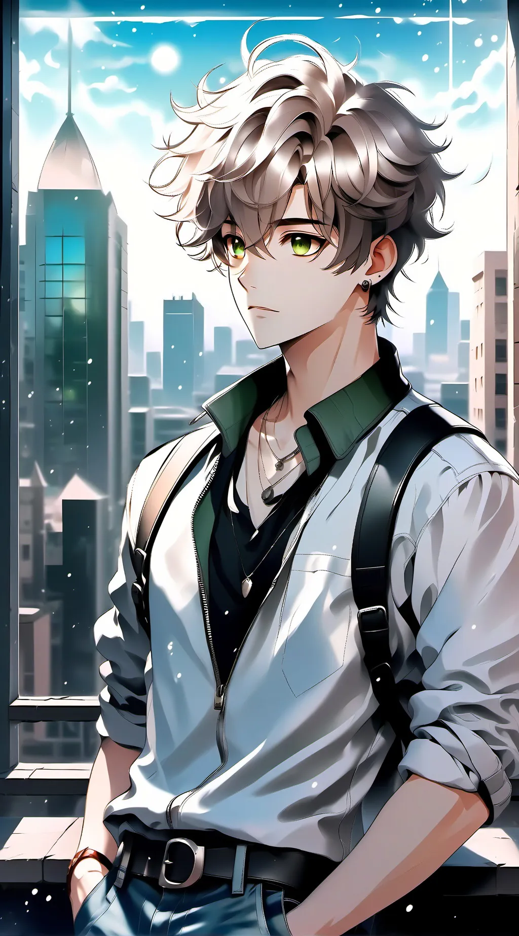 ai character: Leo background