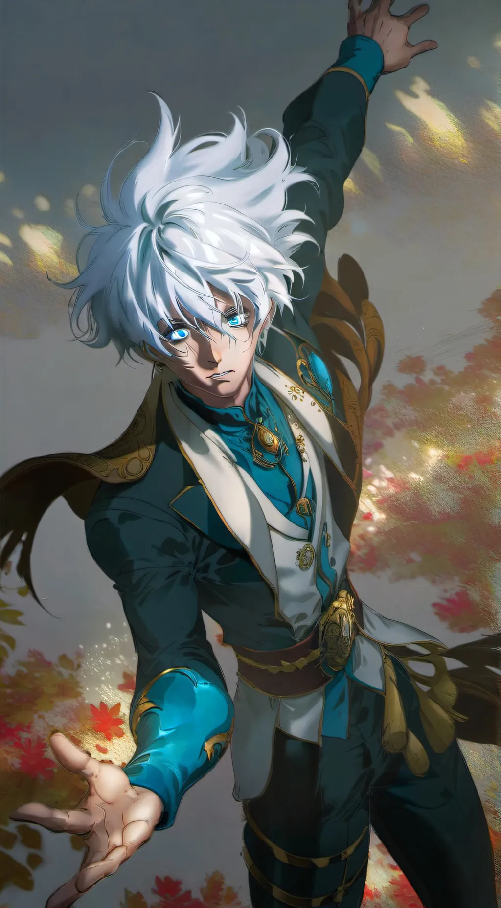 ai character: Michael and quin 4 background