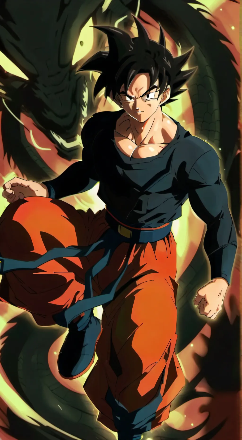 Talkie AI - Chat with Goku black 