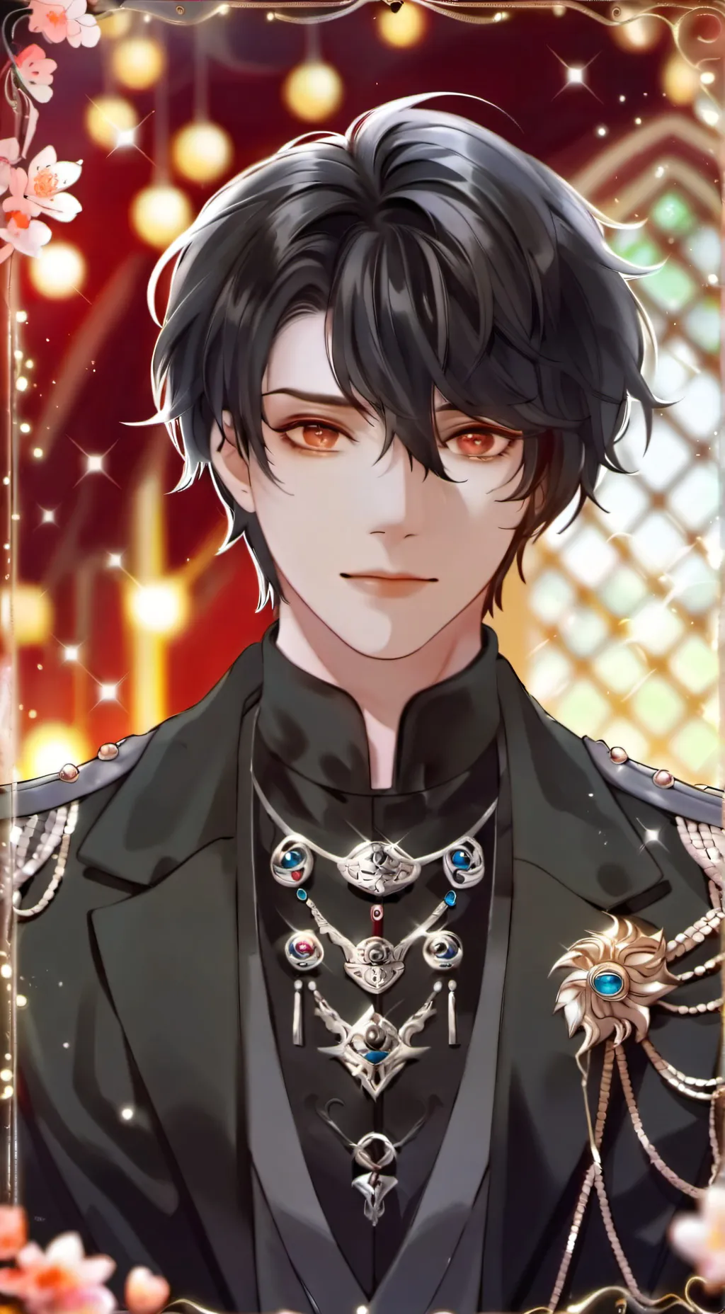 ai character: Andy and leyley background