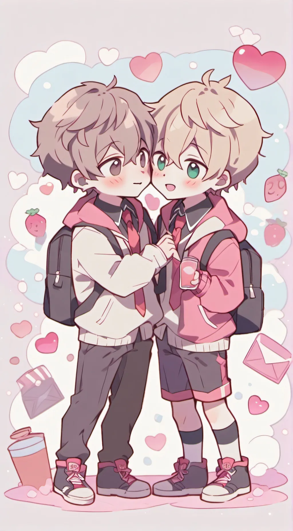 ai character: love at 1st sight background