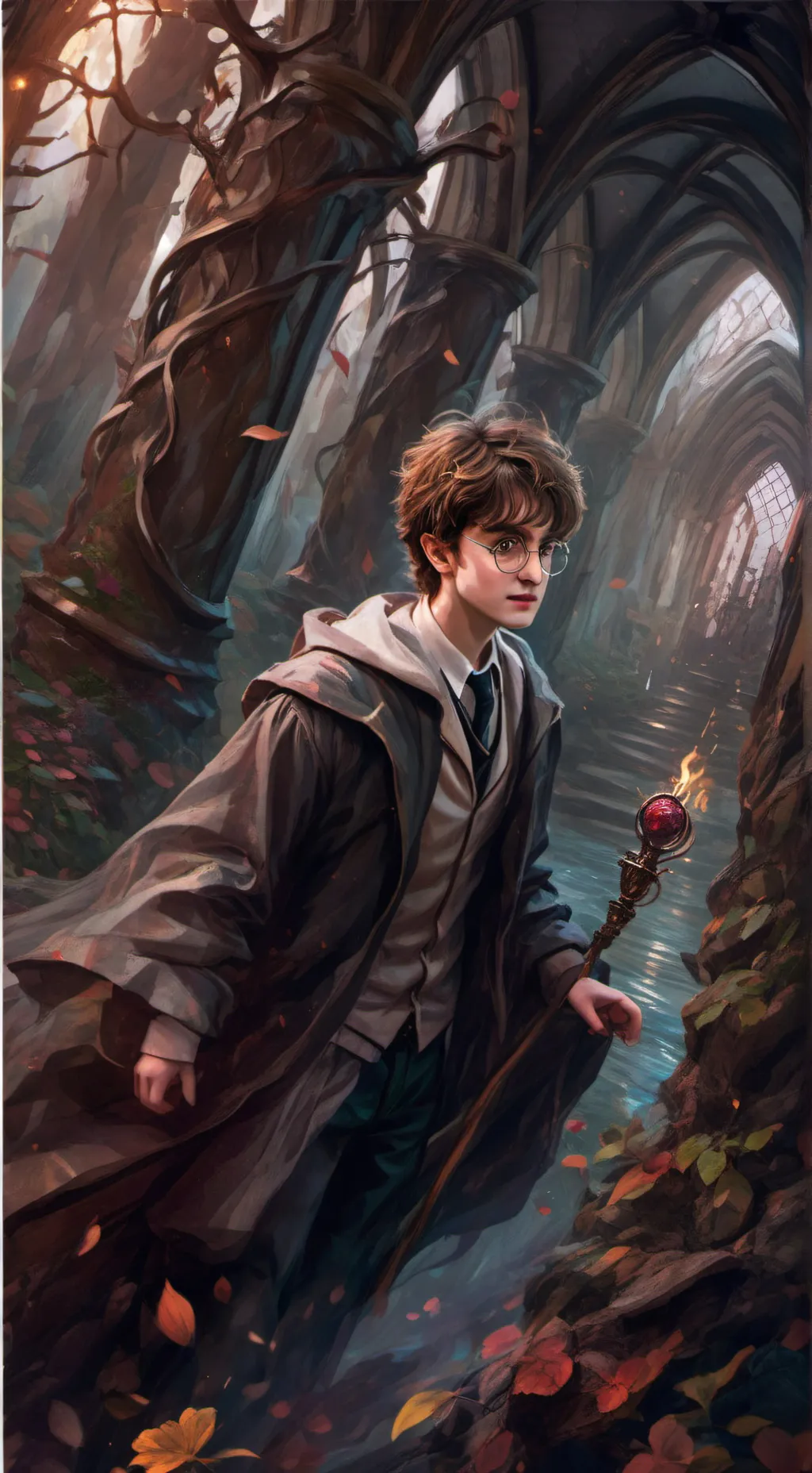 ai character: Harry Potter gc background