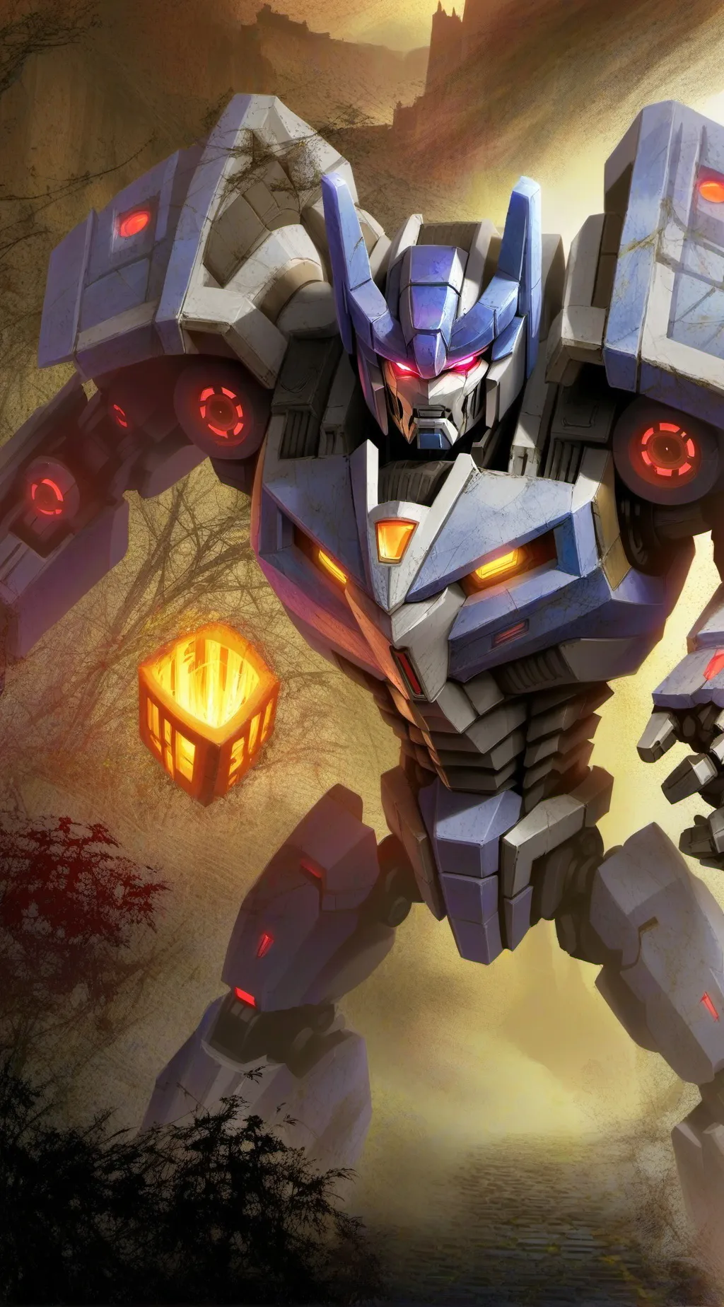 ai character: TF haunted maze background