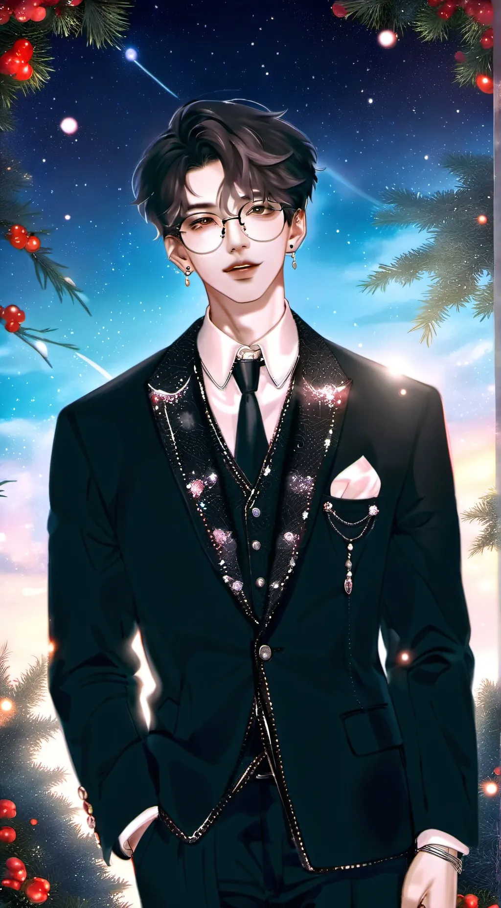 ai character: mr,eun background