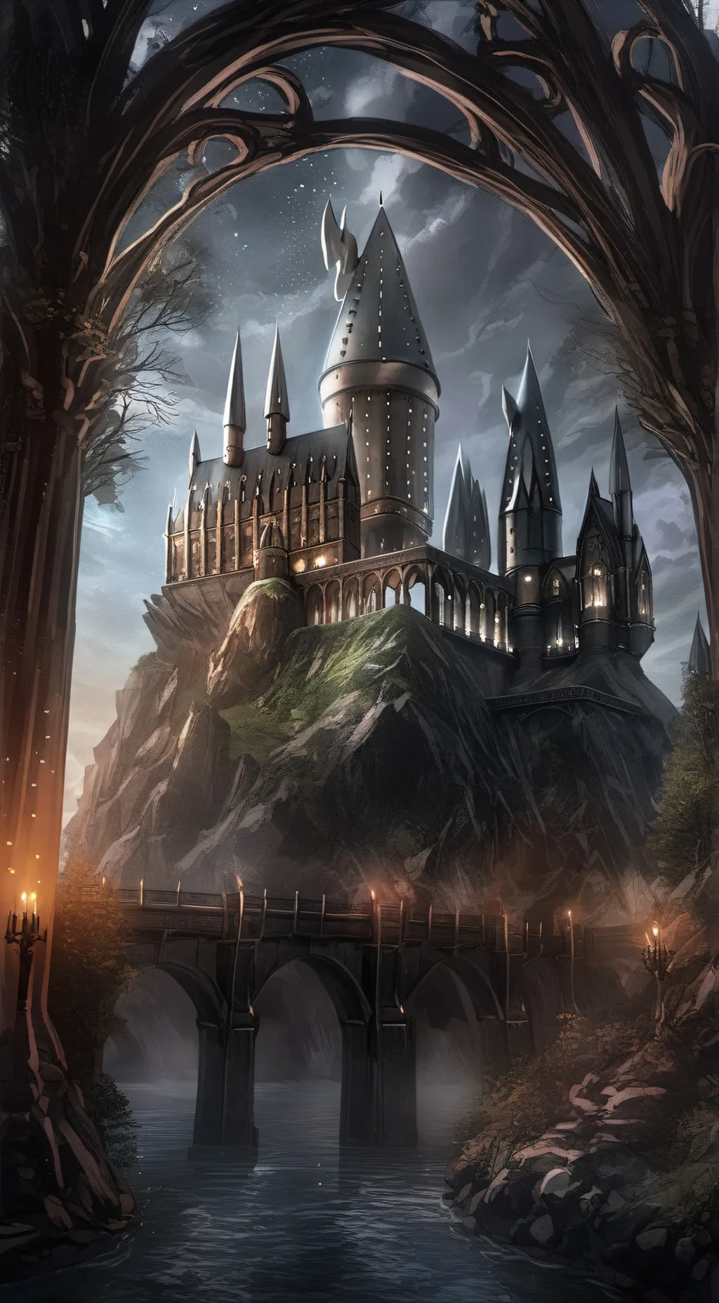 ai character: Hogwarts background