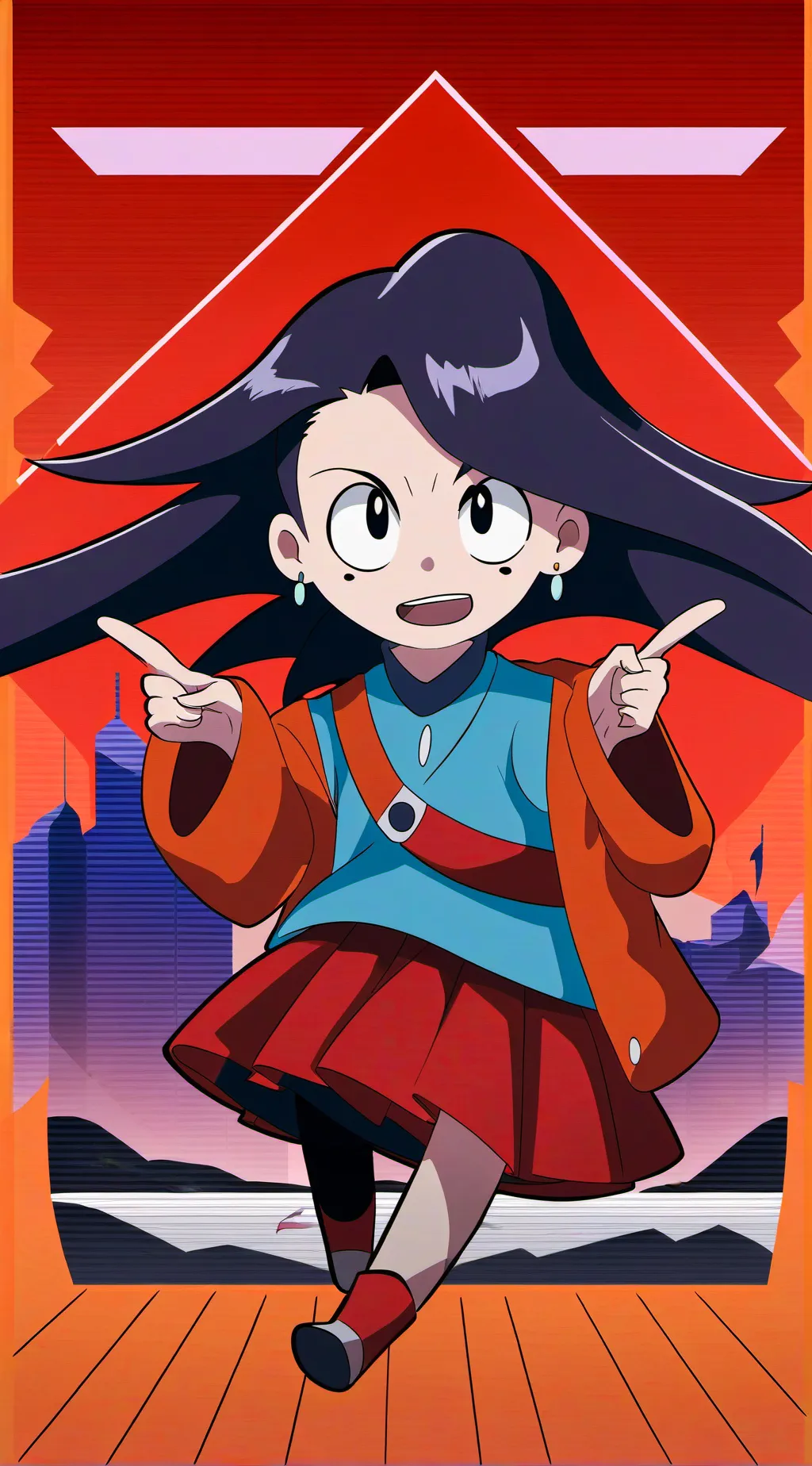 ai character: middle school background