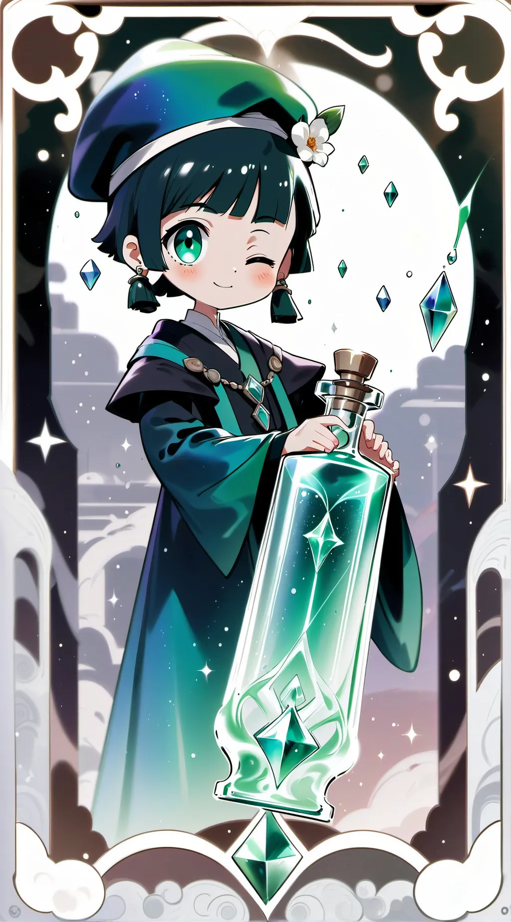 ai character: MauMau  background