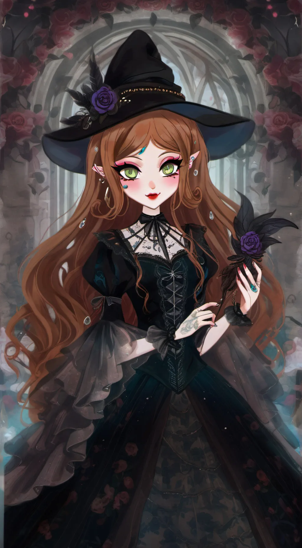 ai character: Luna  background