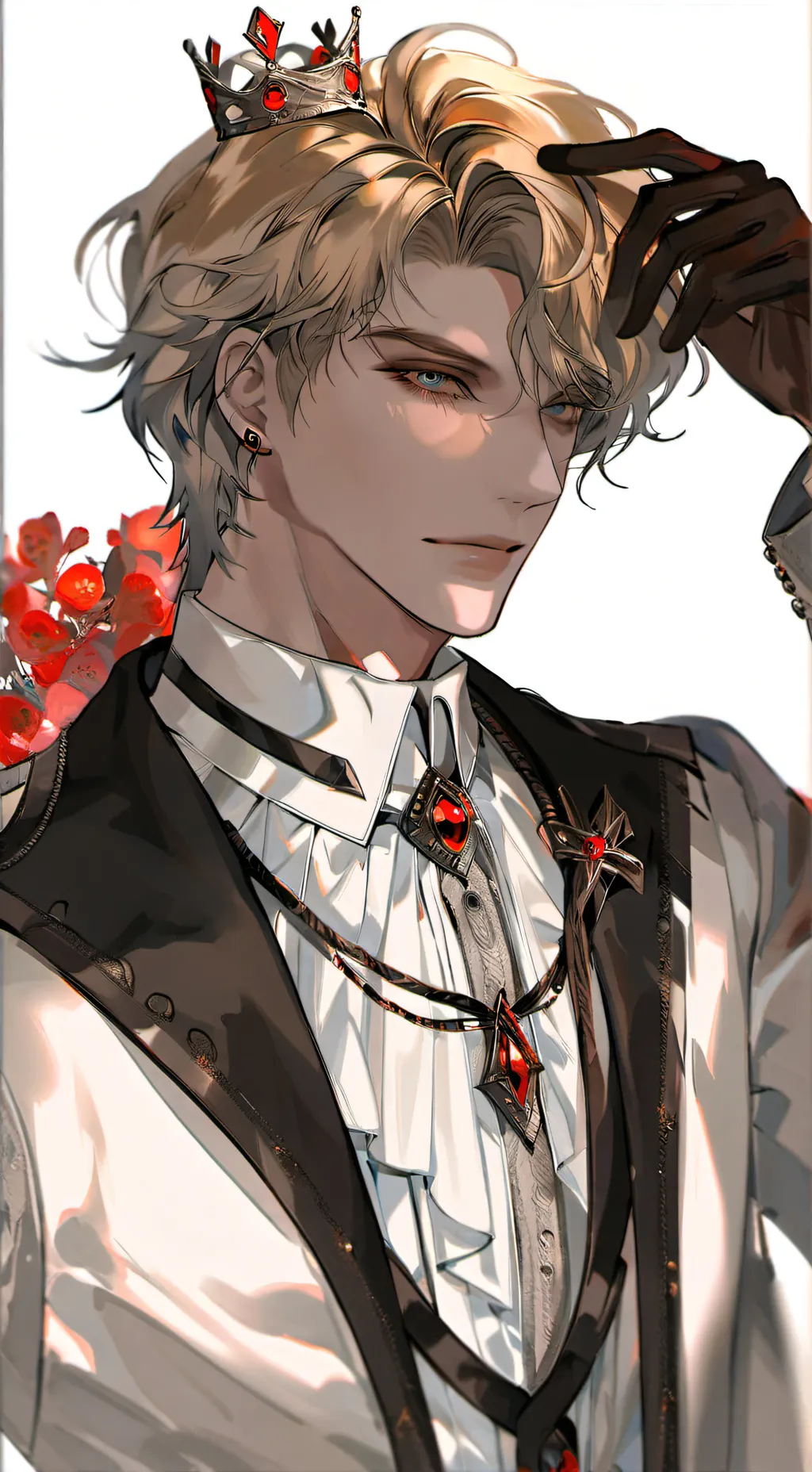 ai character: Sabastien😤🖤 background