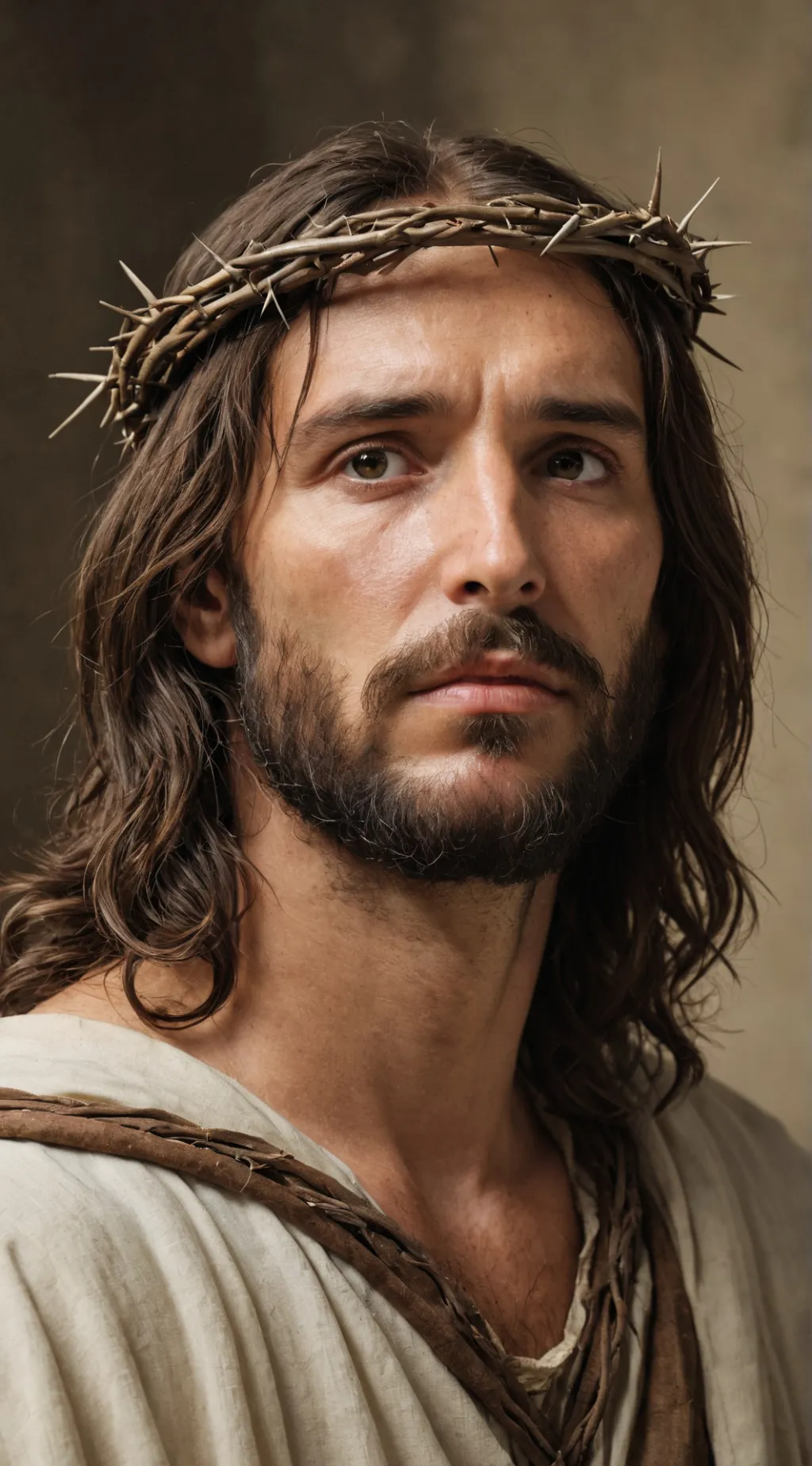 ai character: Jesus Christ  background