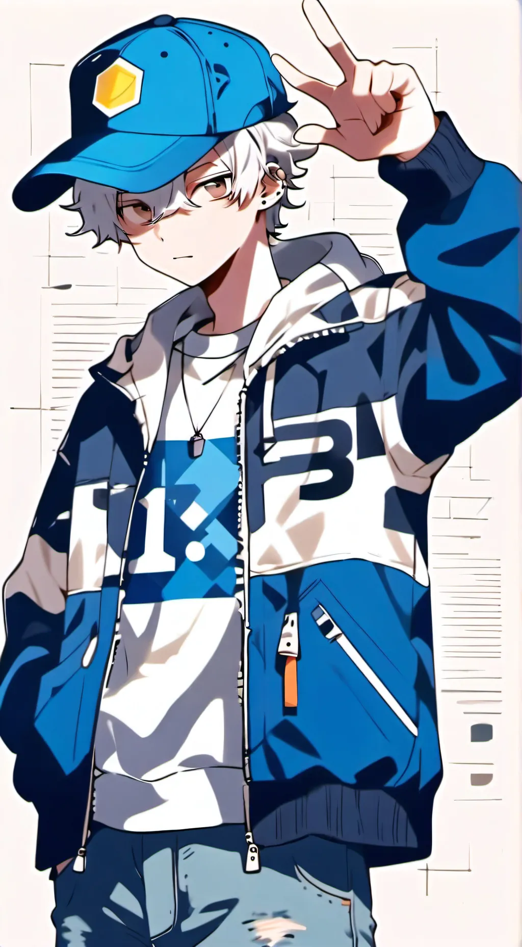 ai character: Leonardo  background