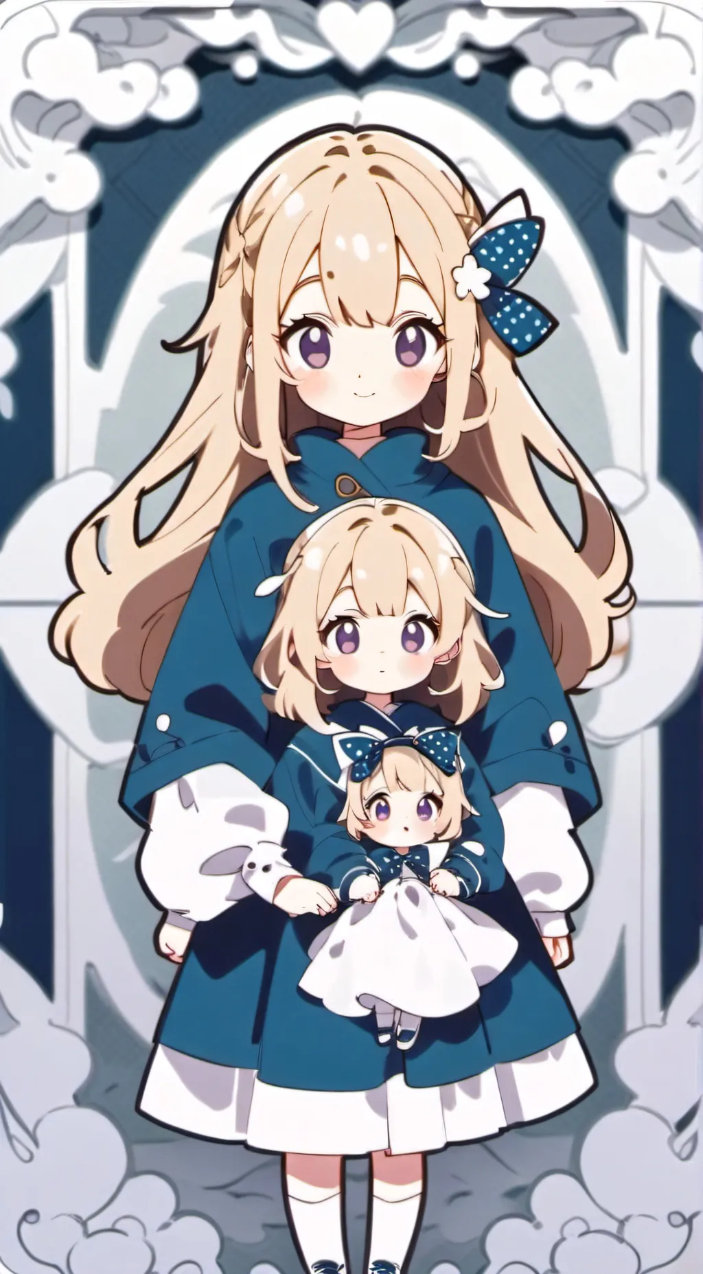 ai character: Lilly millie allie background