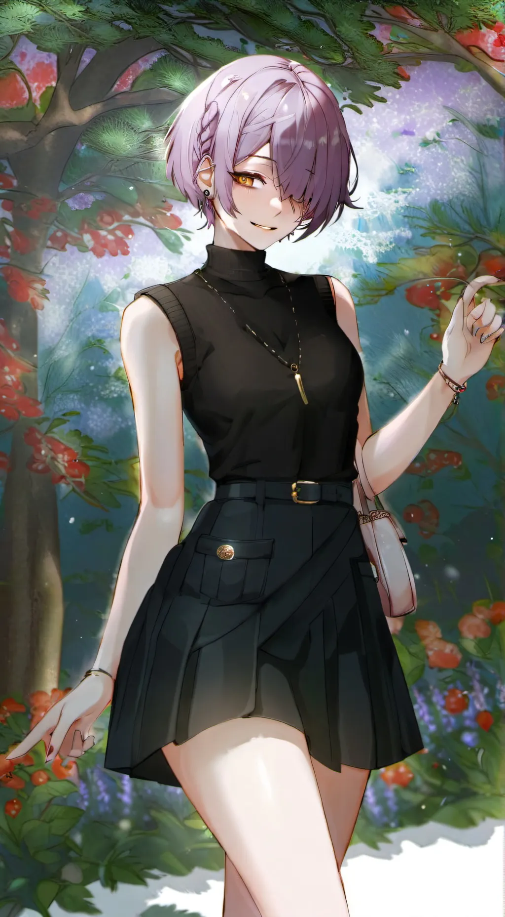 ai character: Katie  background