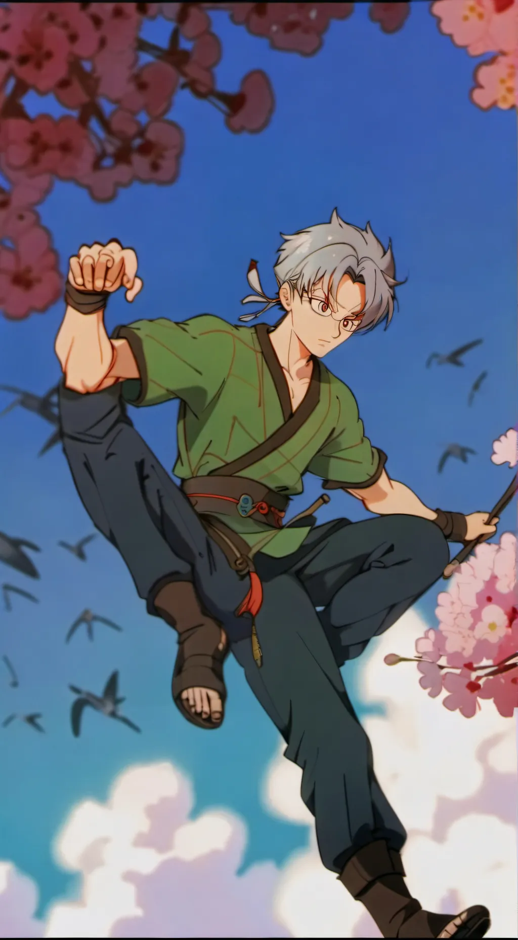 ai character: future trunks background