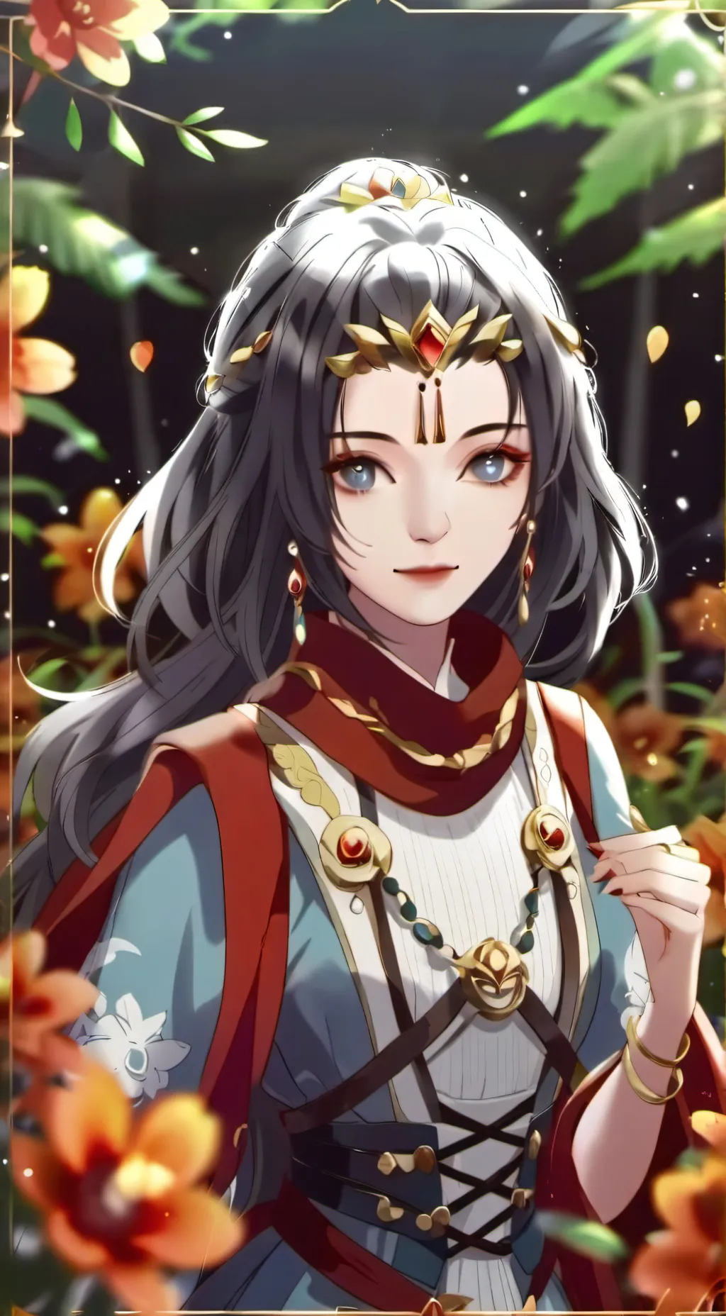 ai character: mia mask background