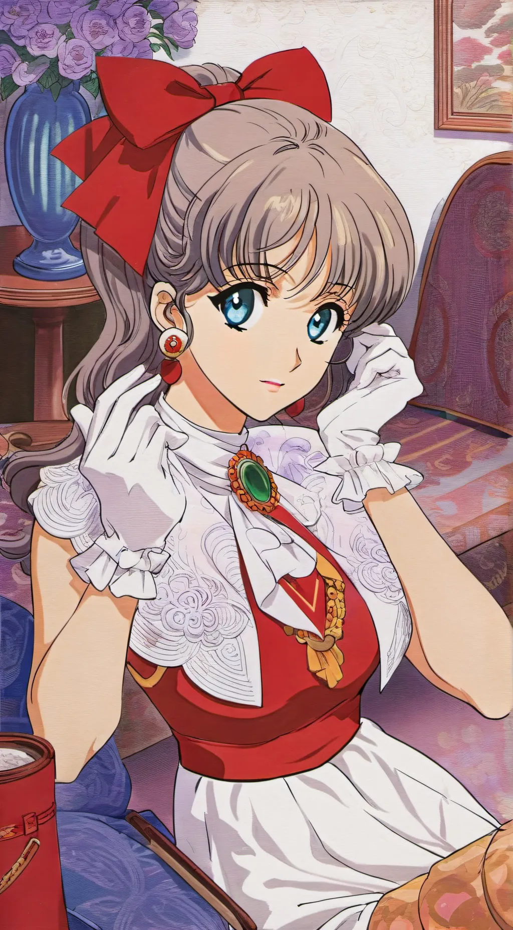 ai character: Tanjiro (boss au) background