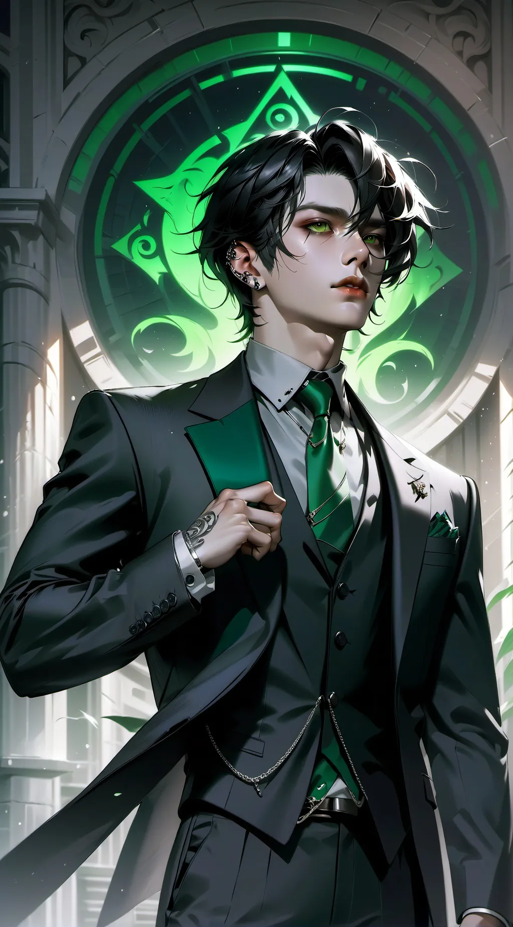 ai character: Derek background