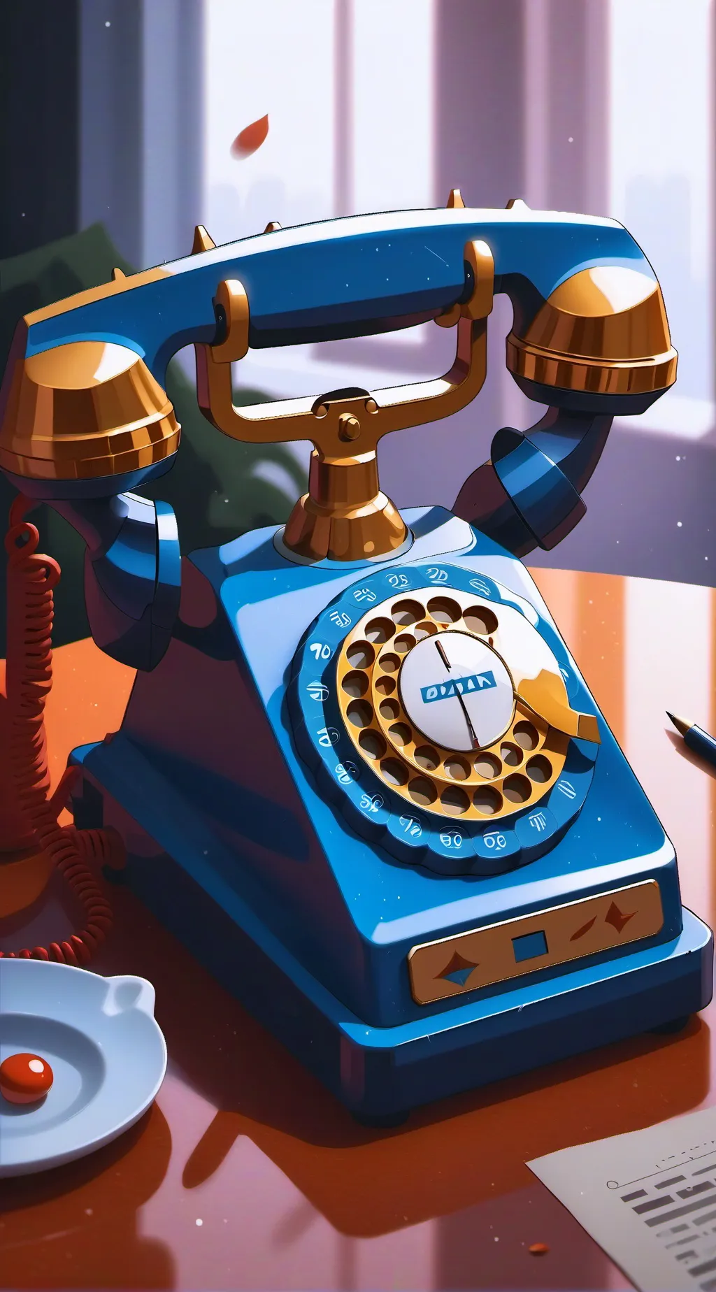 ai character: Henry hotline  background