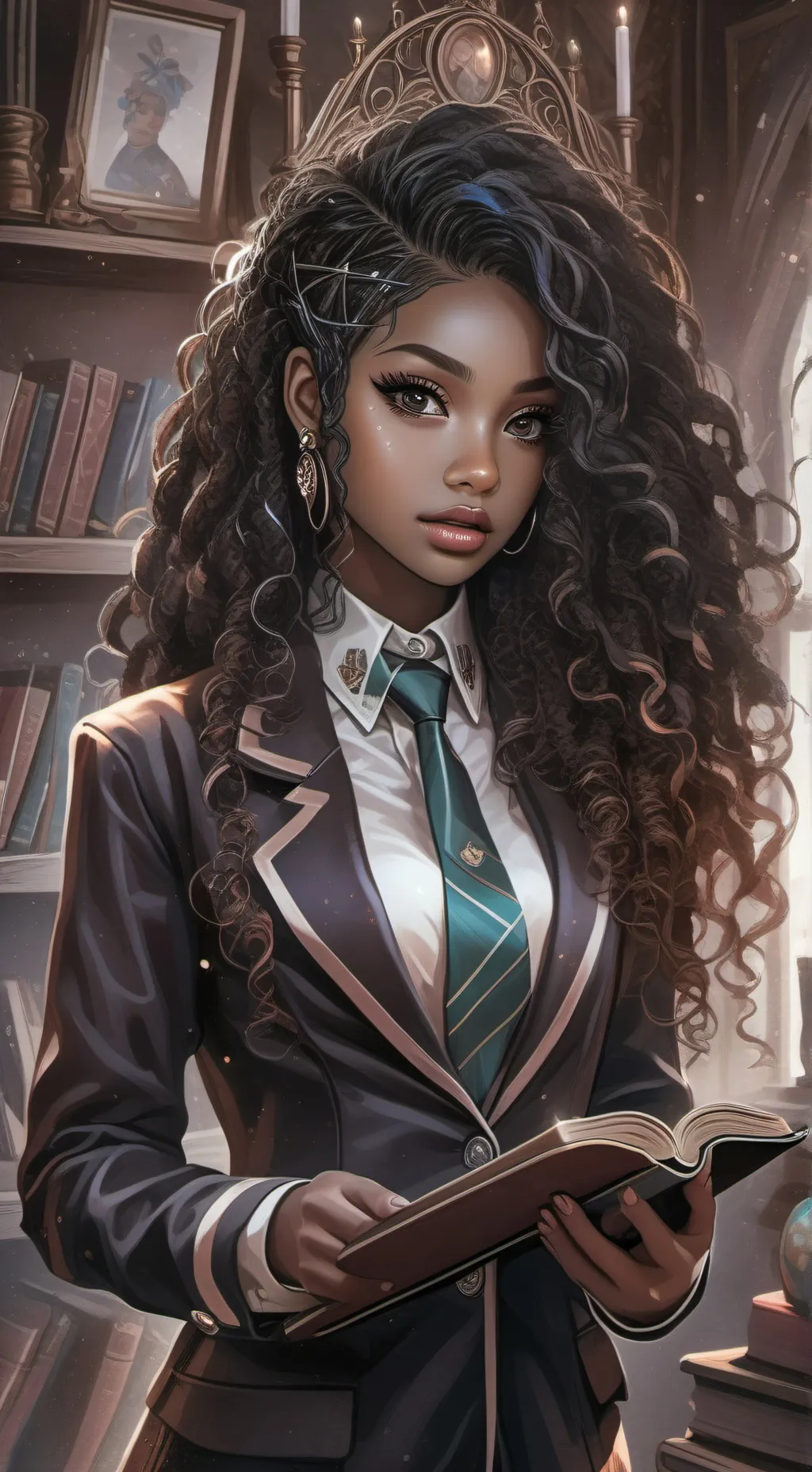 ai character: Hari  background