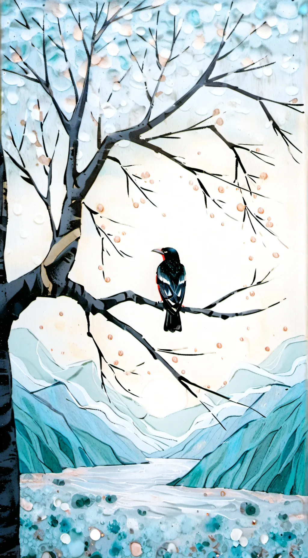 ai character: bird background