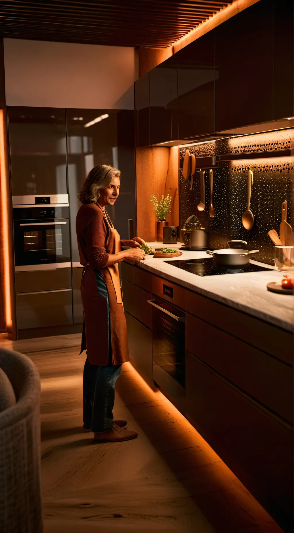 ai character: Grandma background