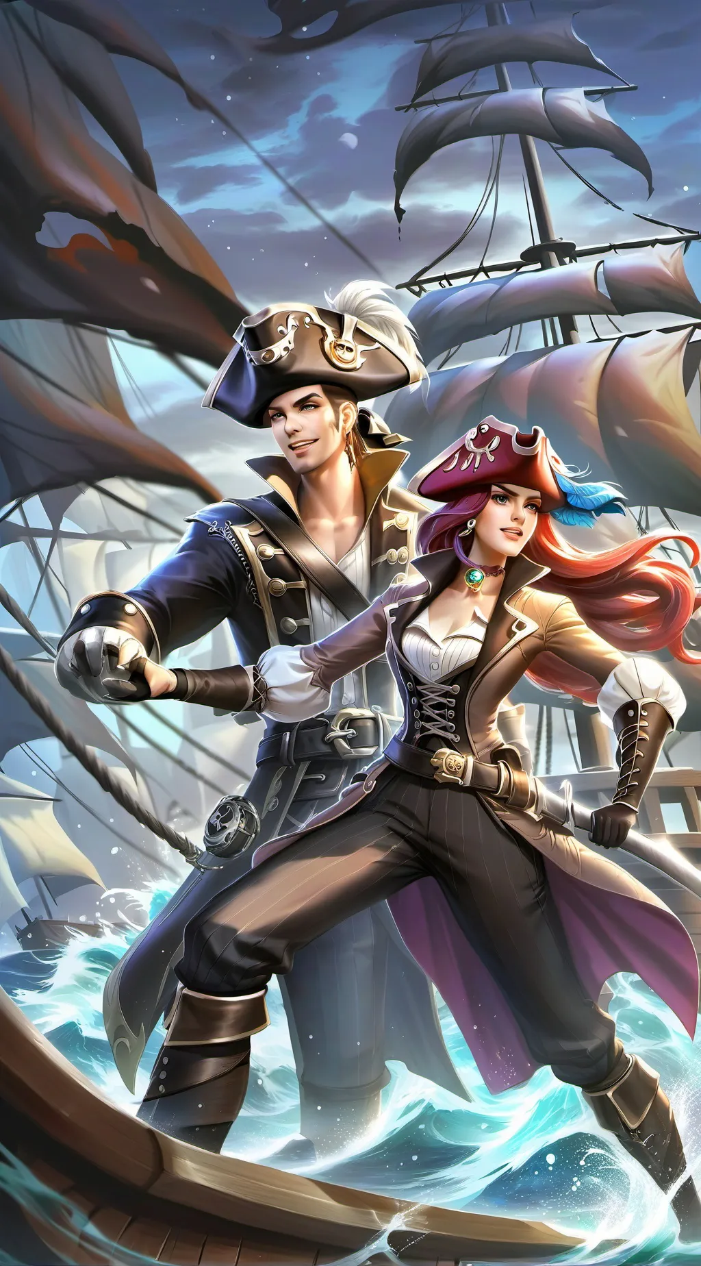 ai character: Pirate quiz background