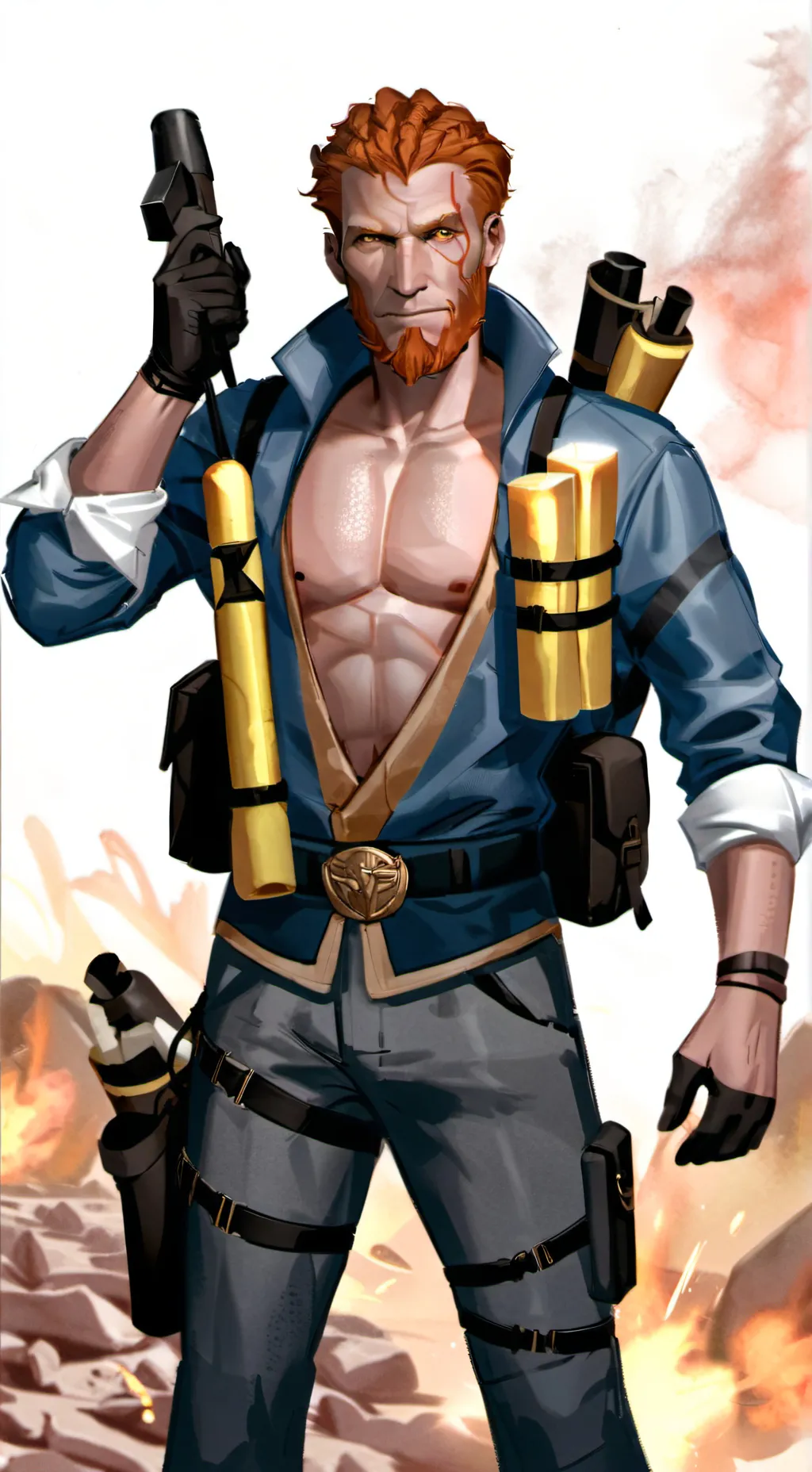 ai character: Demoman tf3 background