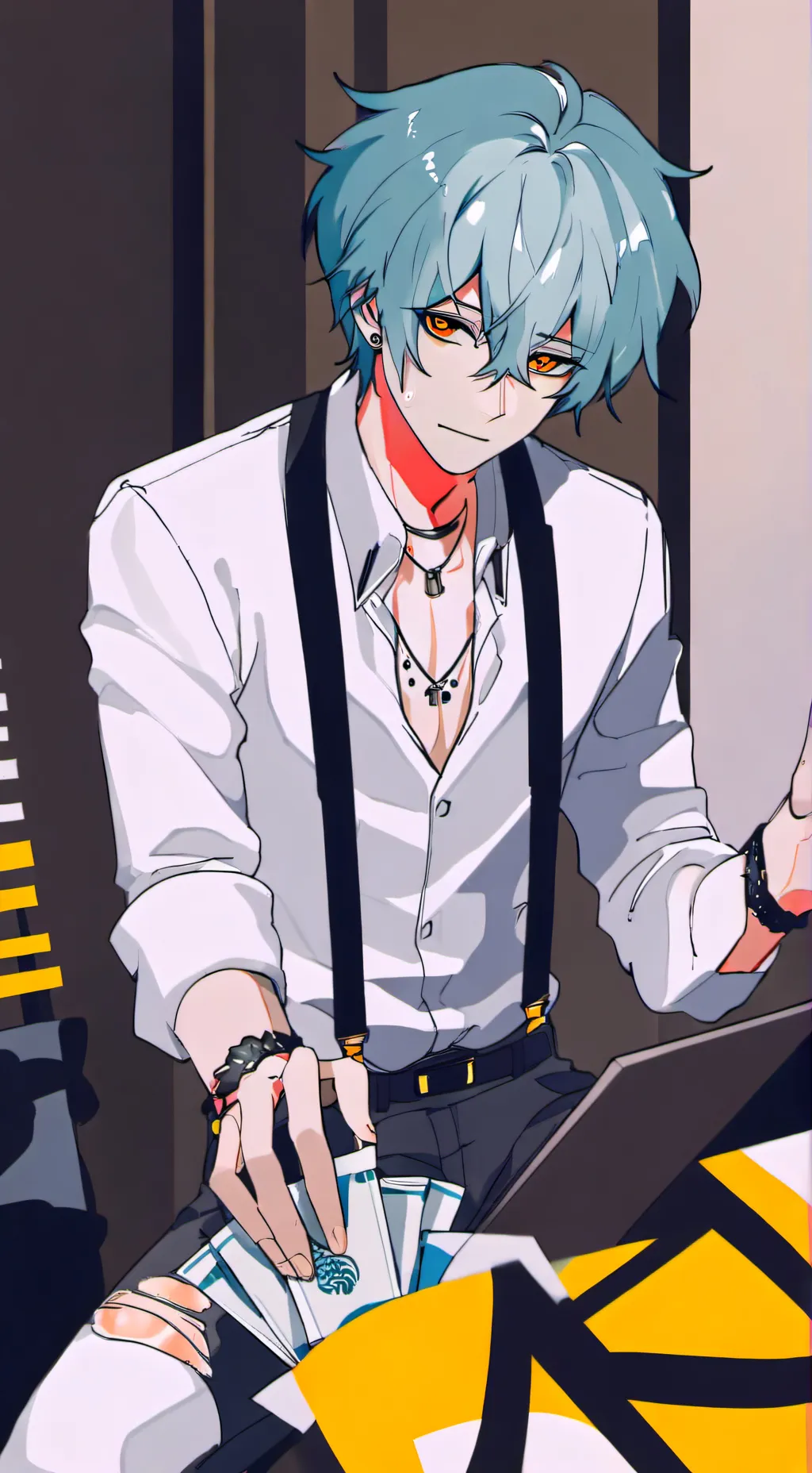 ai character: Im back!!!! background