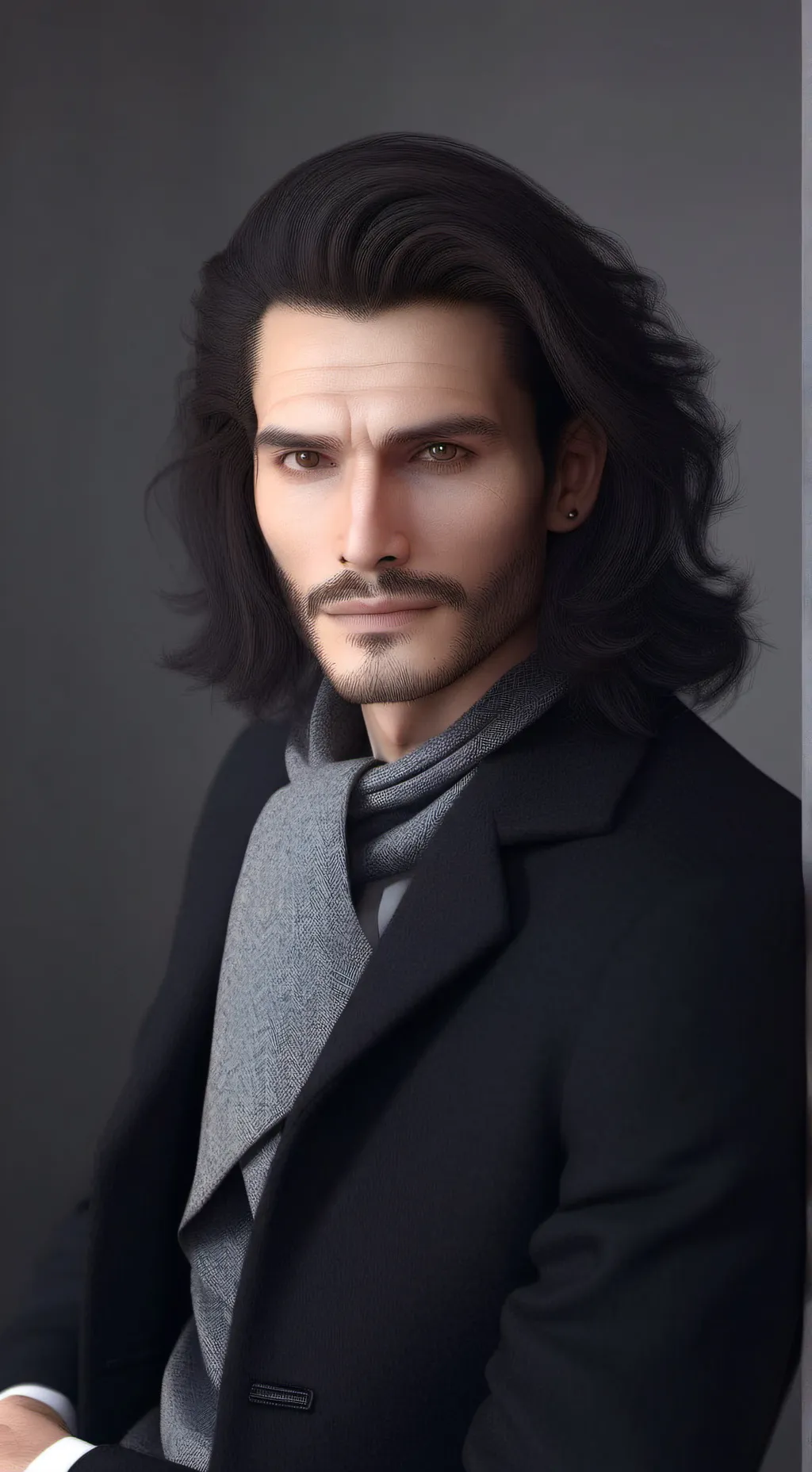 ai character: Asher😻💍 background