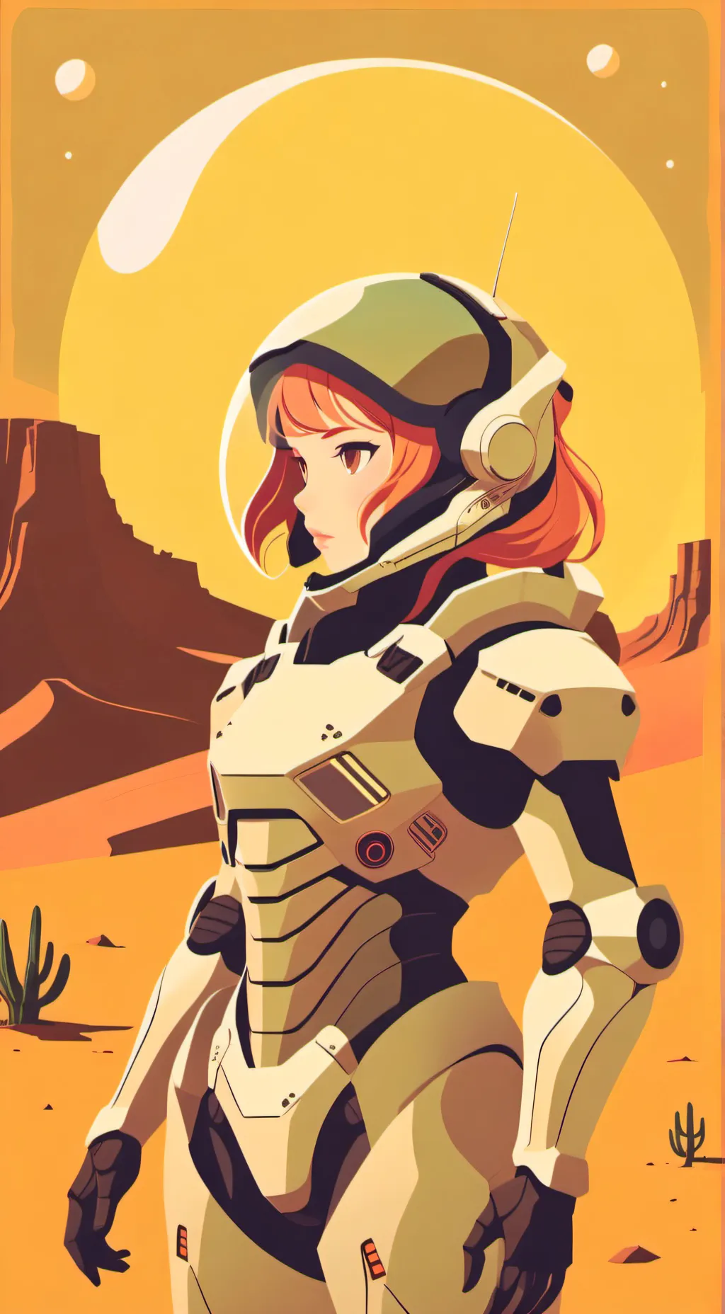 ai character: power armor  background