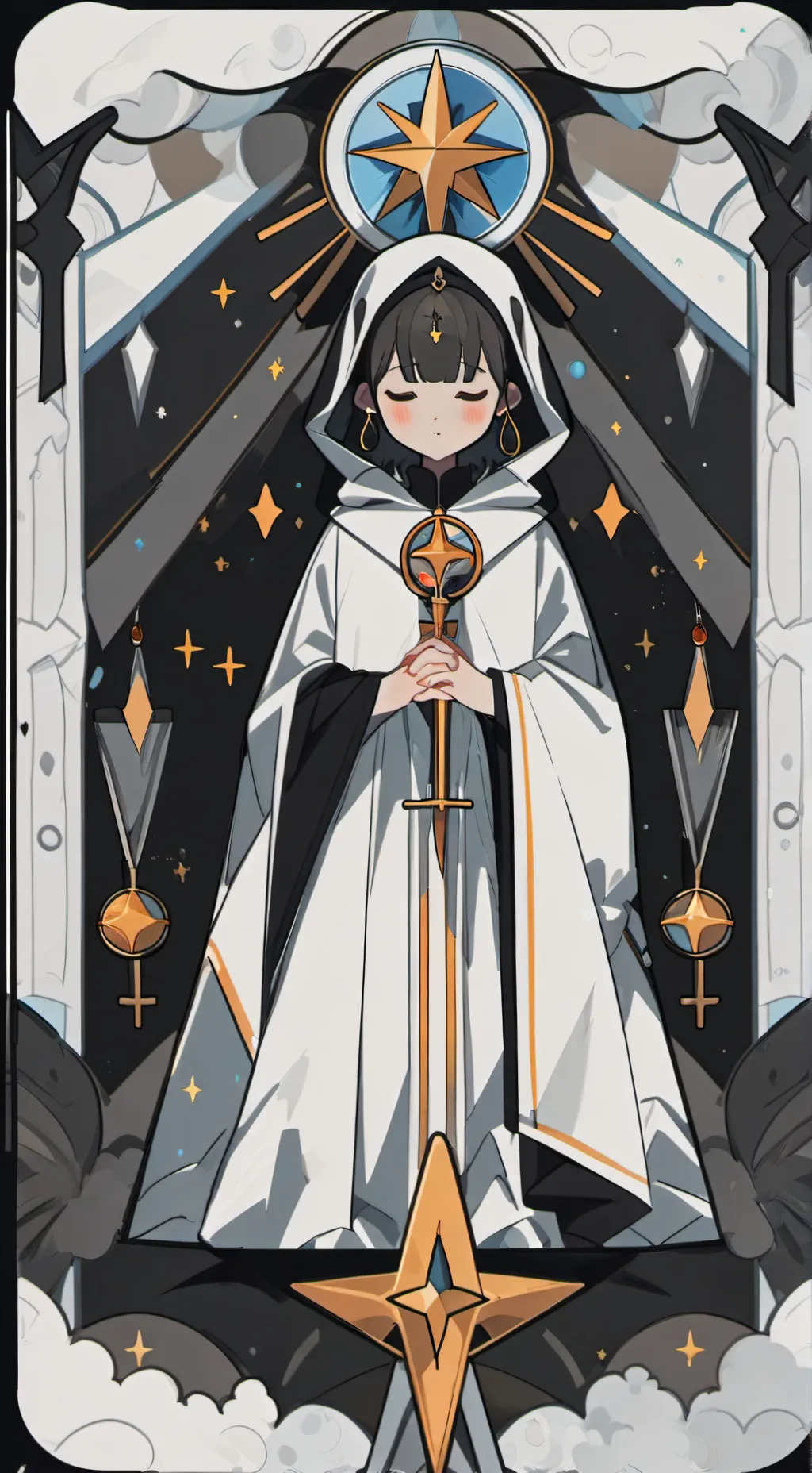 ai character: Hh background