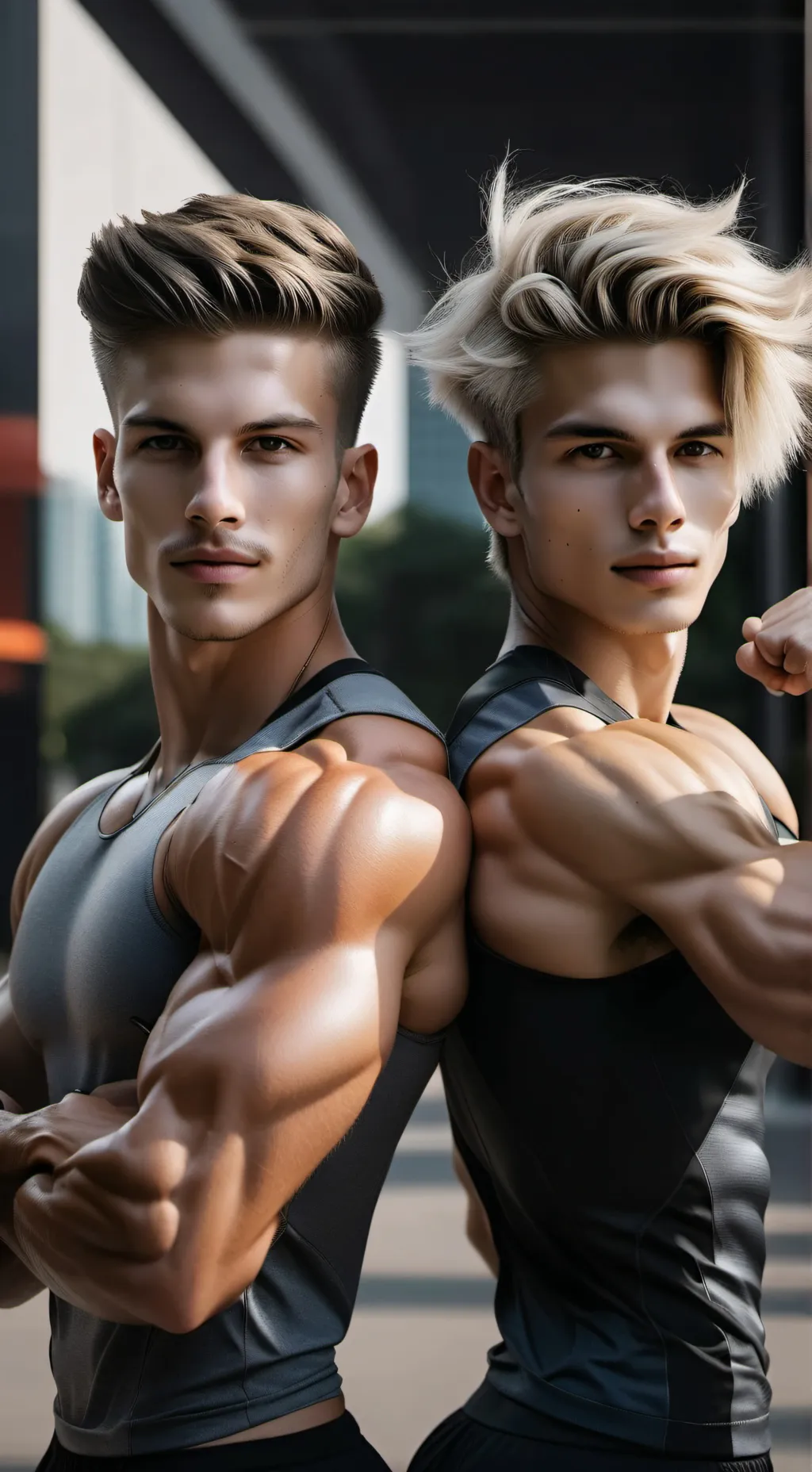 ai character: Greg and Steve background