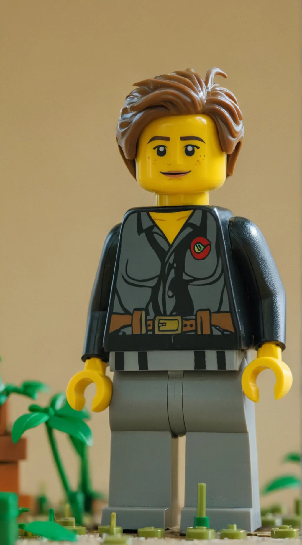 ai character: lego background