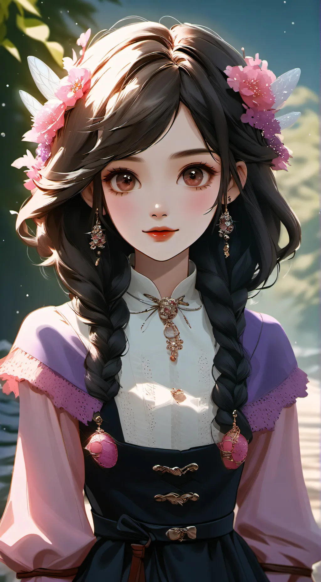 ai character: Lily background