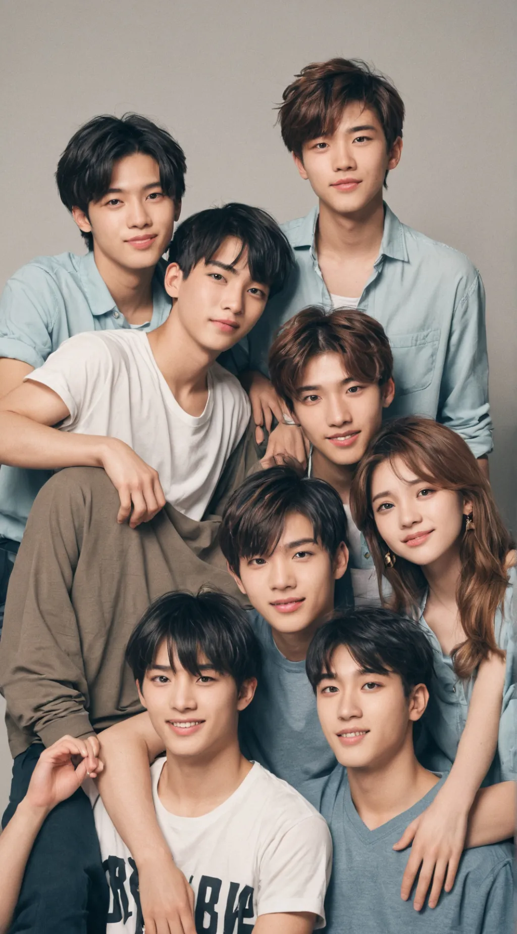 ai character: Friend Group background