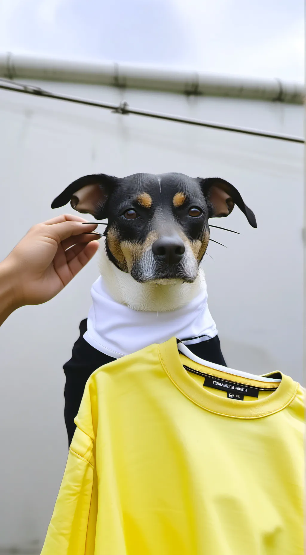 ai character: DOG background