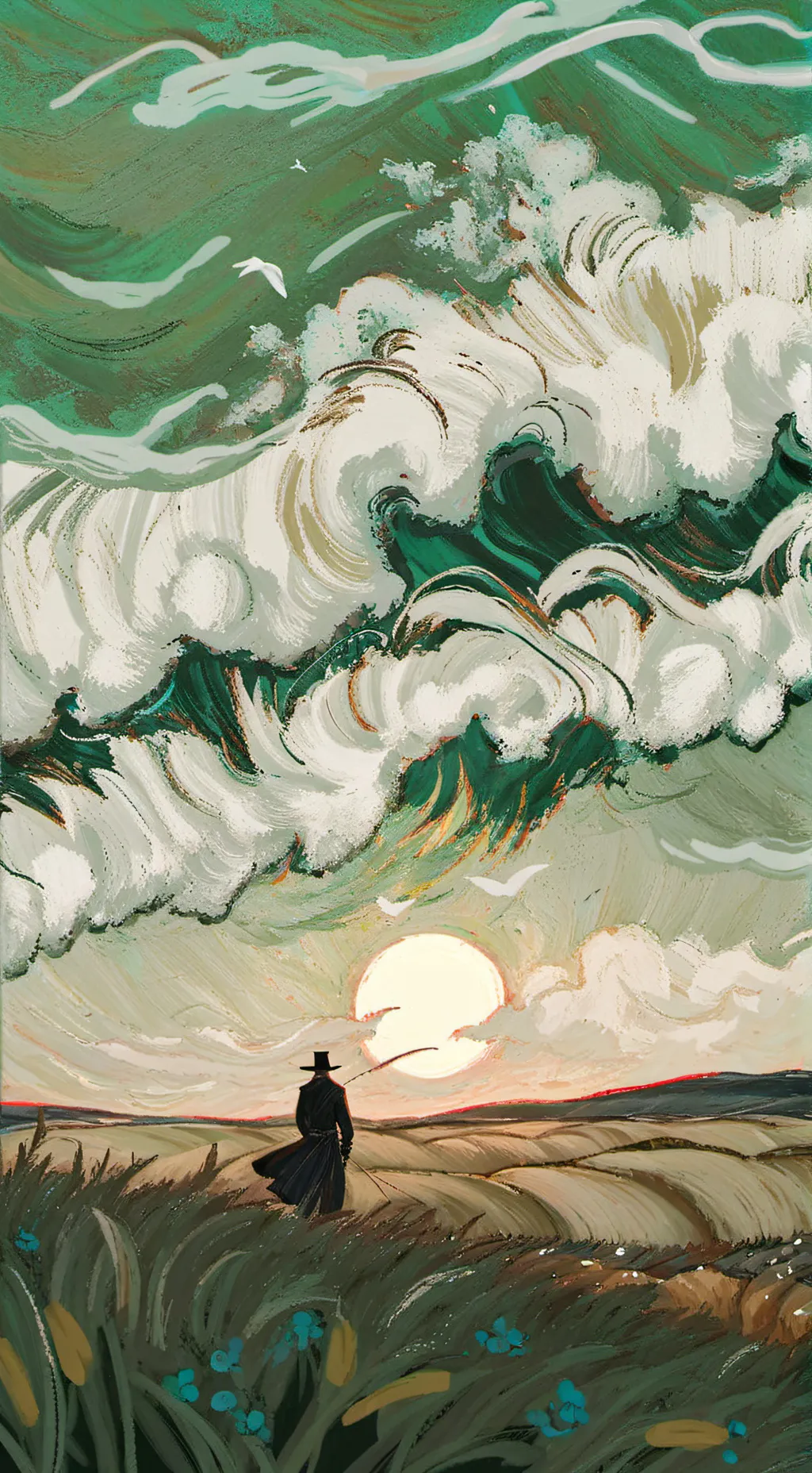 ai character: 2024 background