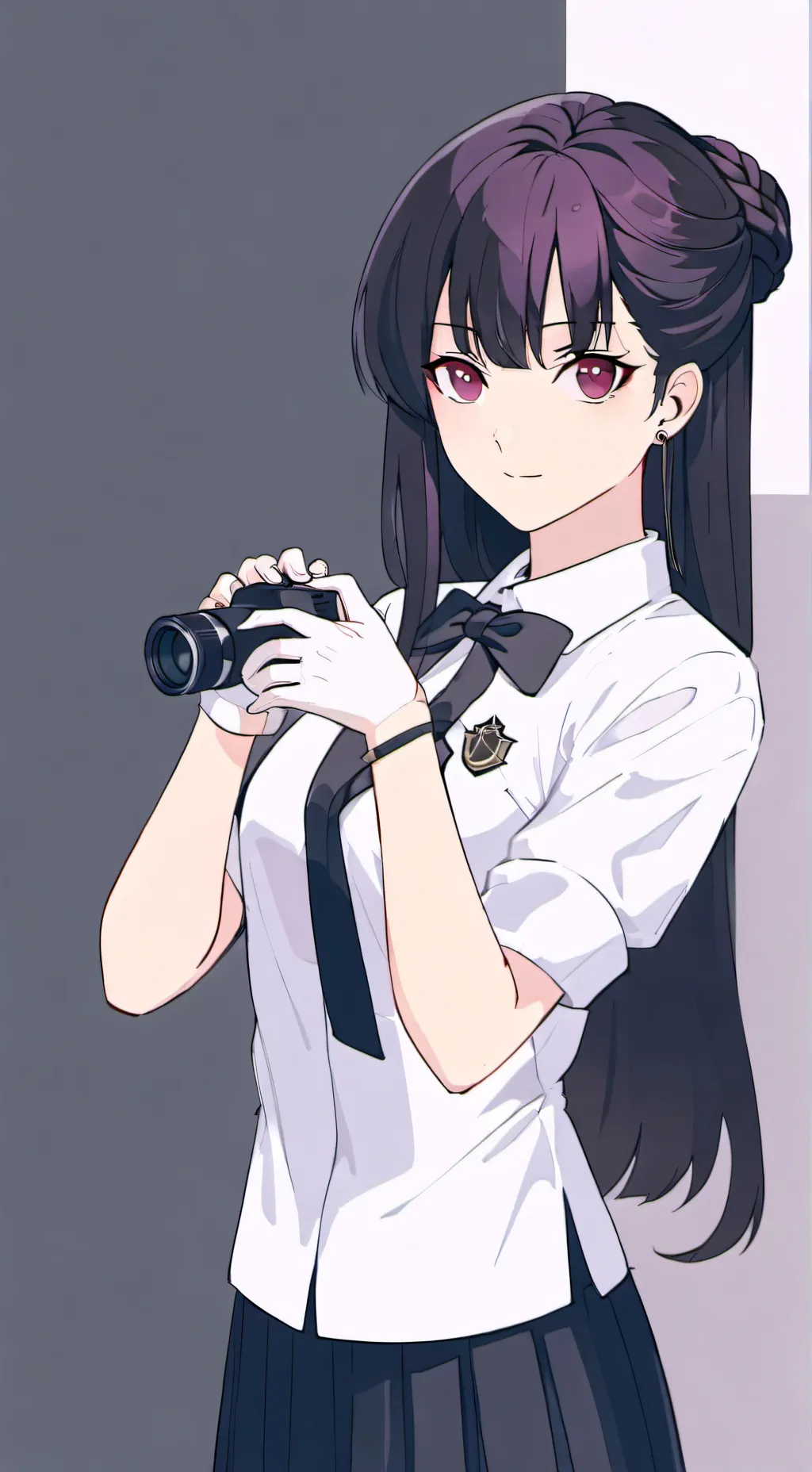 ai character: 八神 宮羽 background