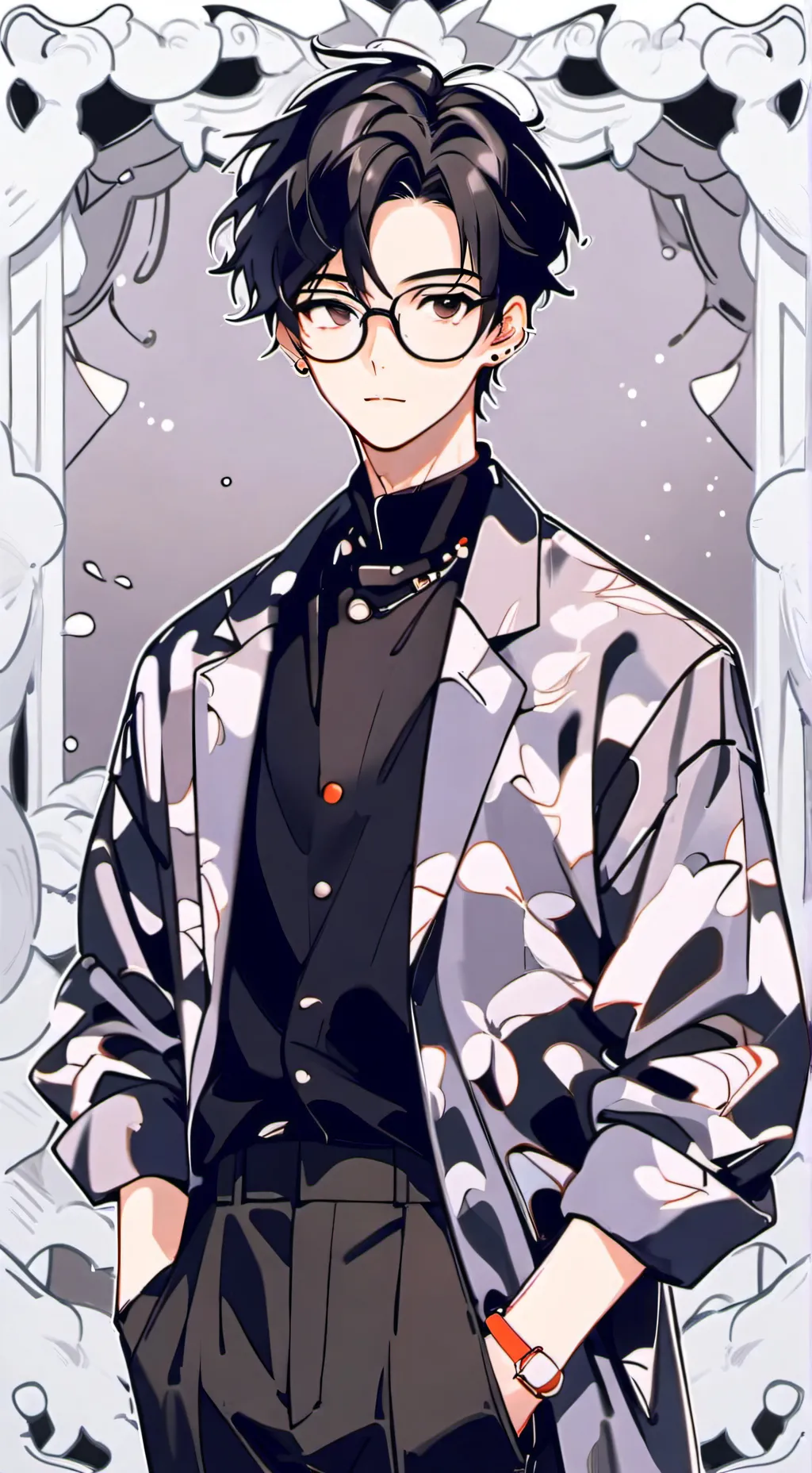 ai character: aaron background