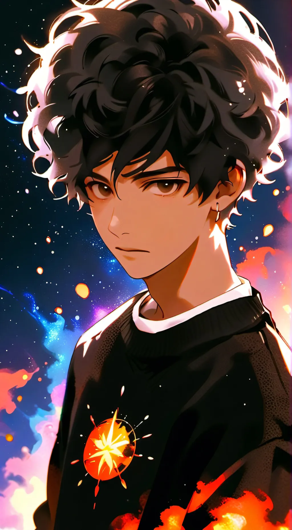 ai character: Farid( ink death) background