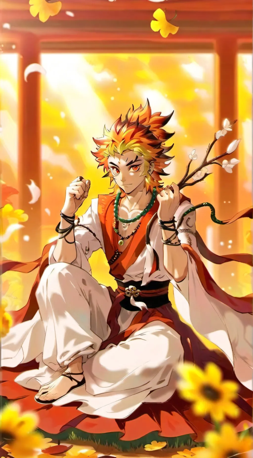 ai character: rengoku background