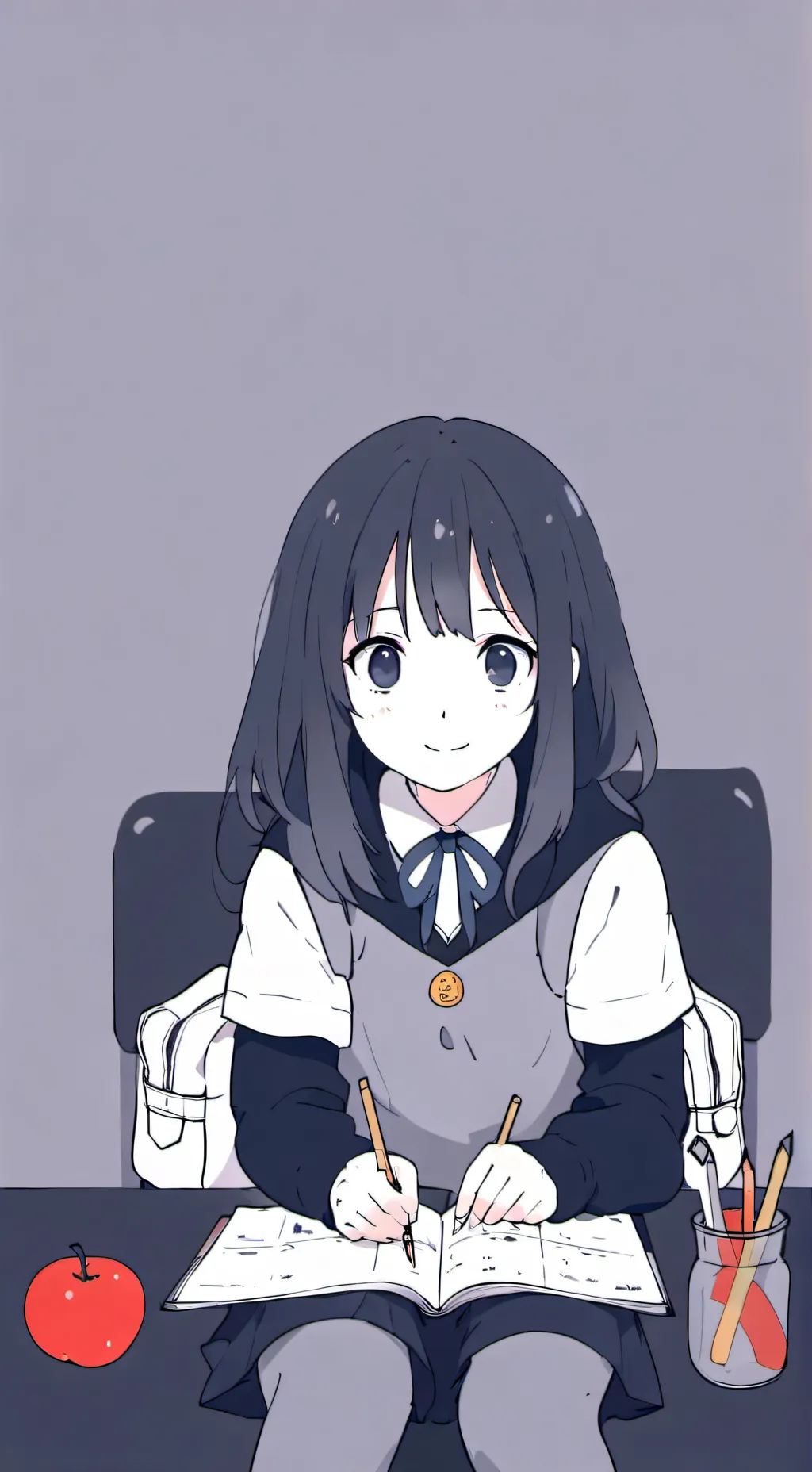 ai character: MHA x Ur School! background