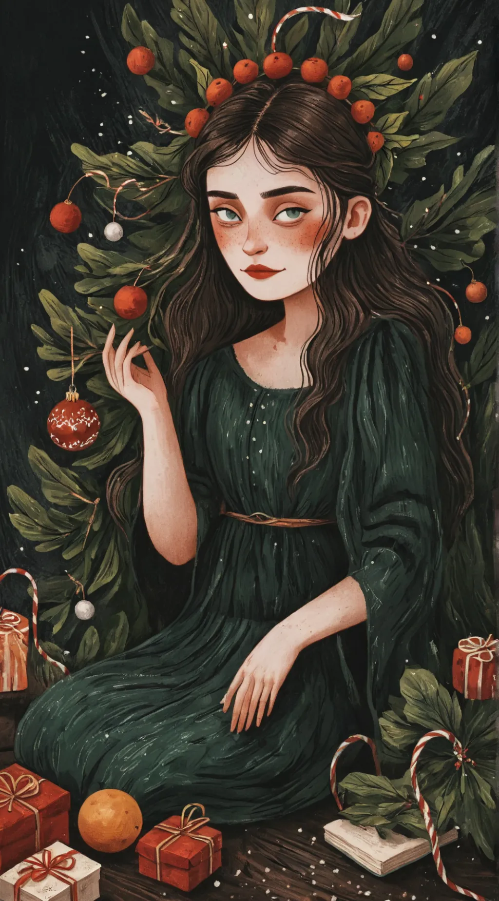 ai character: HH sinsmas  background