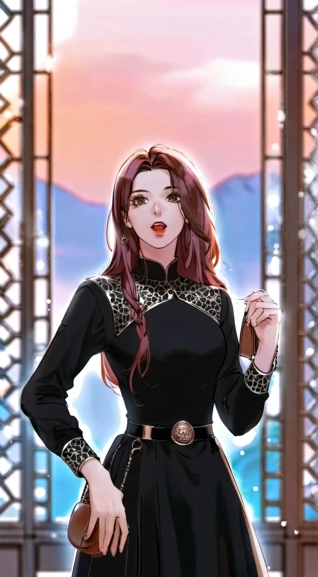 ai character: kim background