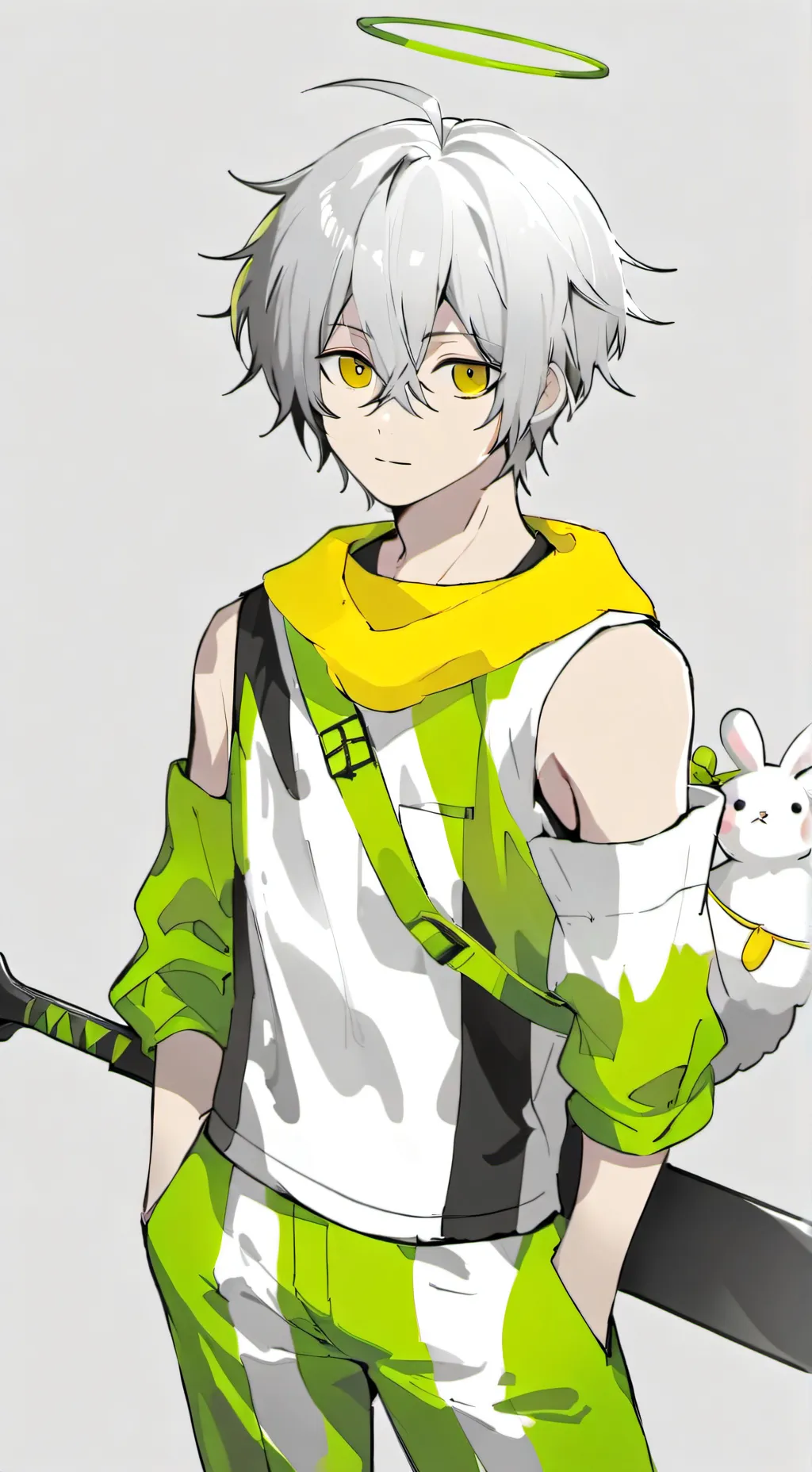 ai character: mha bunny outfit background