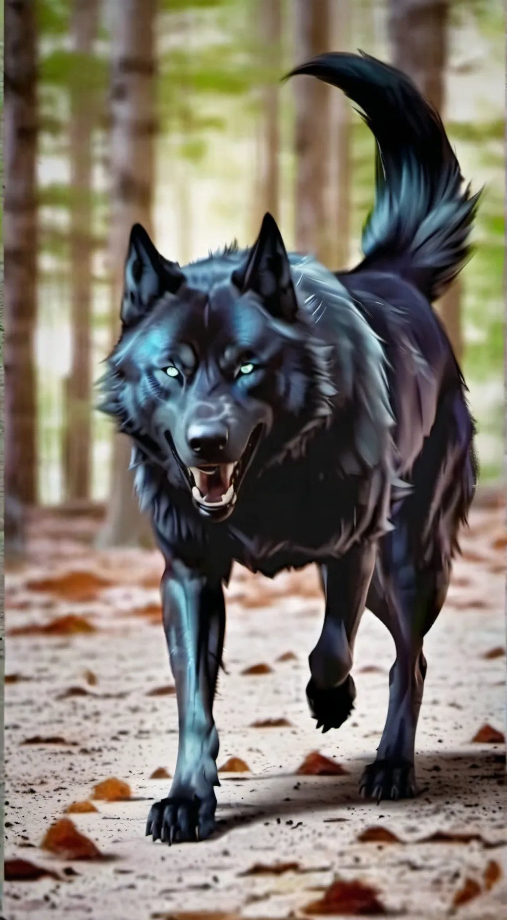 ai character: wolf family background