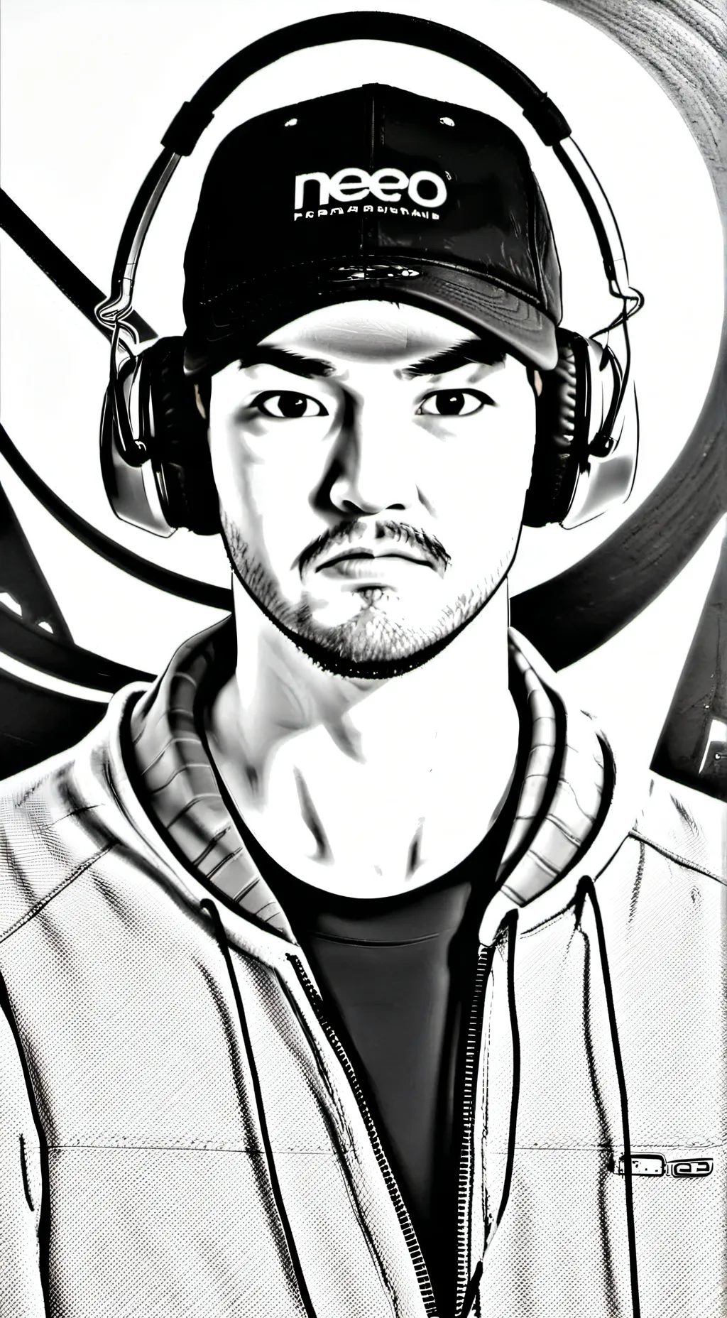 ai character: meme background