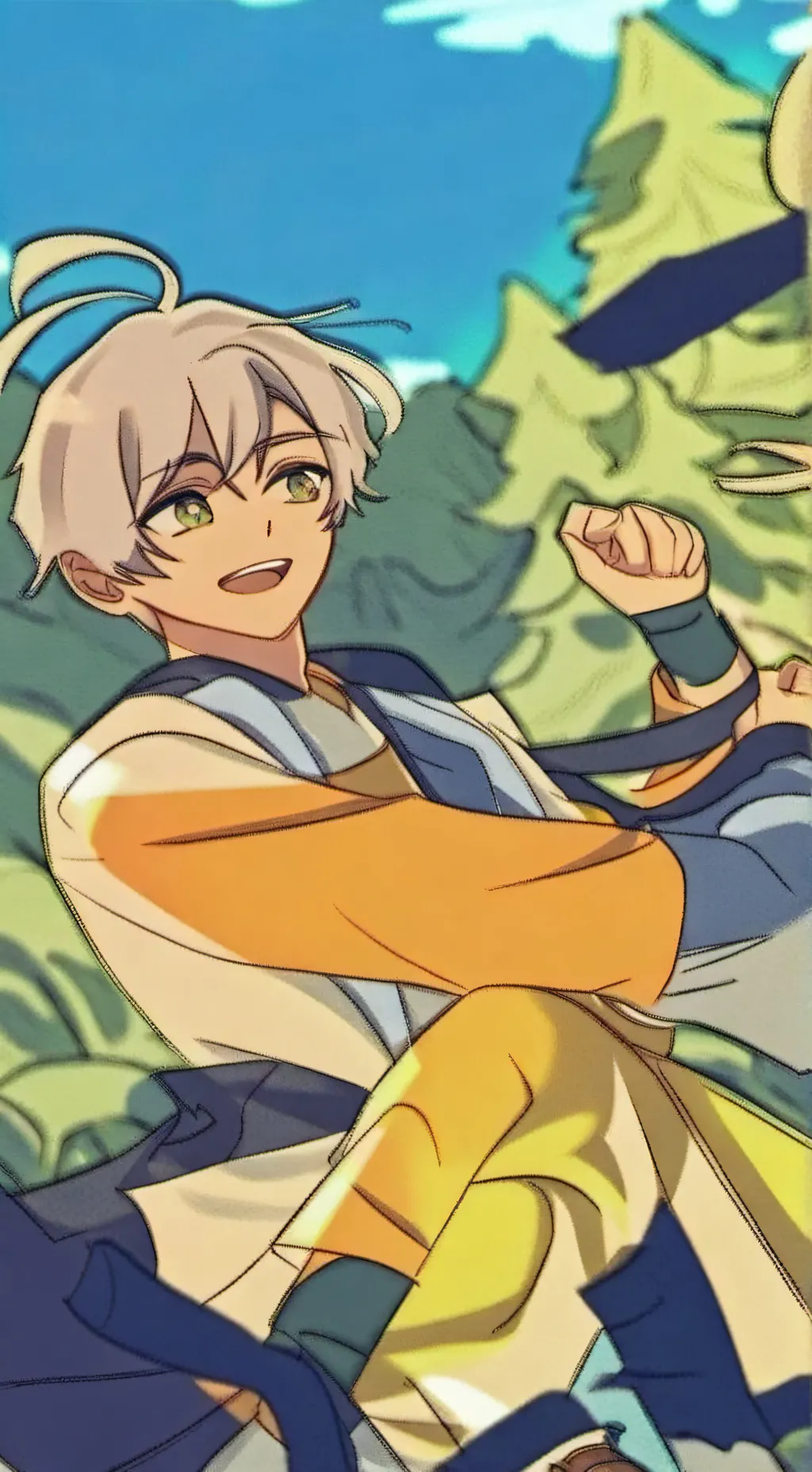 ai character: ukyo Saionji 👁️🫦👁️ background